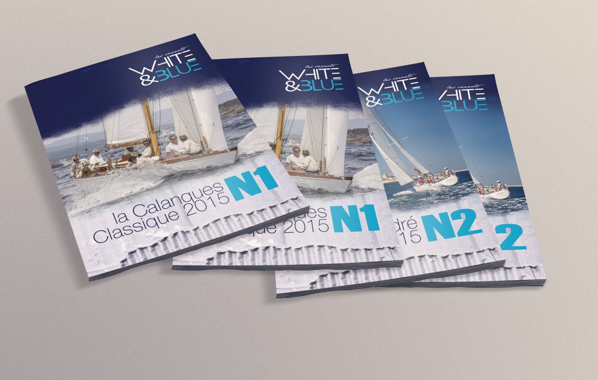 Carnet White and Blue numéro 1 Calanques Classique 2015