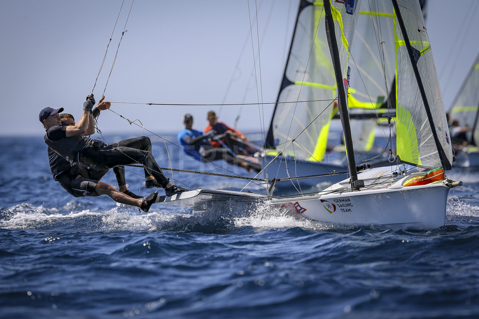 Marseilles France is hosting more than 200 sailors from 28 nations for the 2018 Junior Worl Championship of 49er, 49erFX and Nacra 17. Held from 28 august to 1st september 2018. © Pierick Jeannoutot