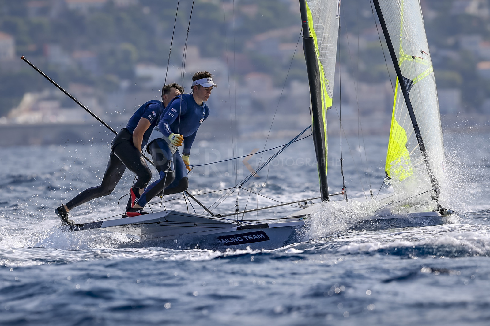 Marseille France is hosting more than 200 sailors from 28 nations for the 2018 Junior Worl Championship of 49er, 49erFX and Nacra 17. Held from 28 august to 1st september 2018. © Pierick Jeannoutot