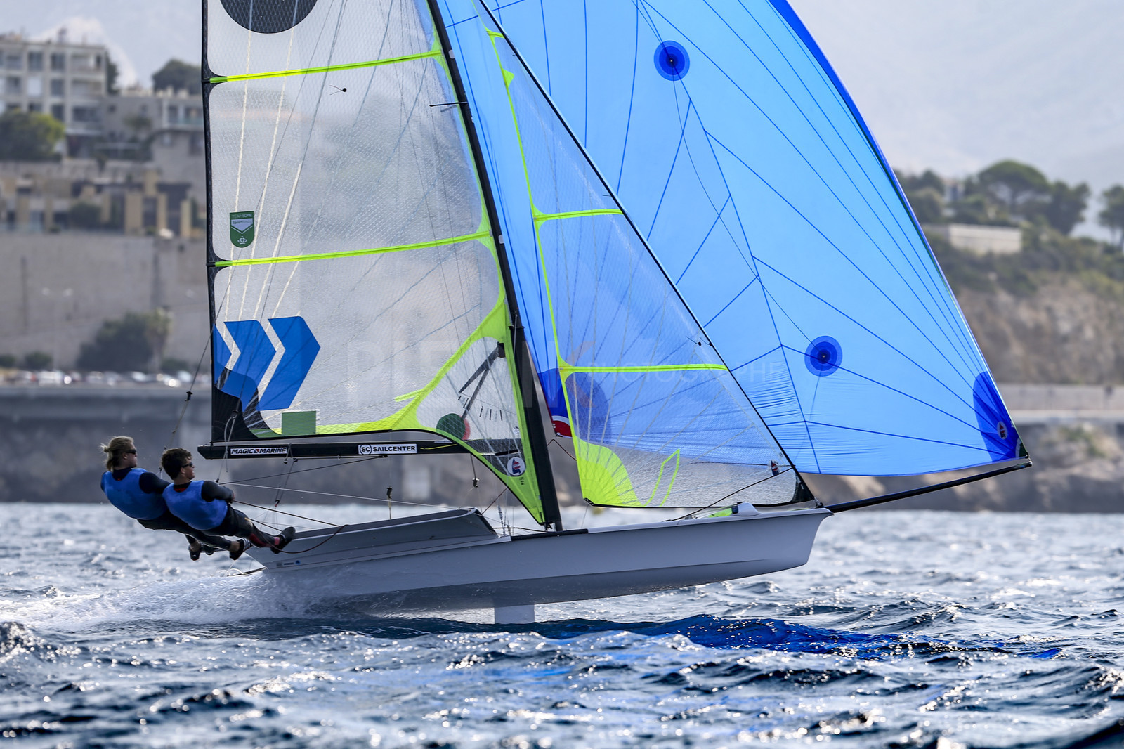 Marseille France is hosting more than 200 sailors from 28 nations for the 2018 Junior Worl Championship of 49er, 49erFX and Nacra 17. Held from 28 august to 1st september 2018. © Pierick Jeannoutot