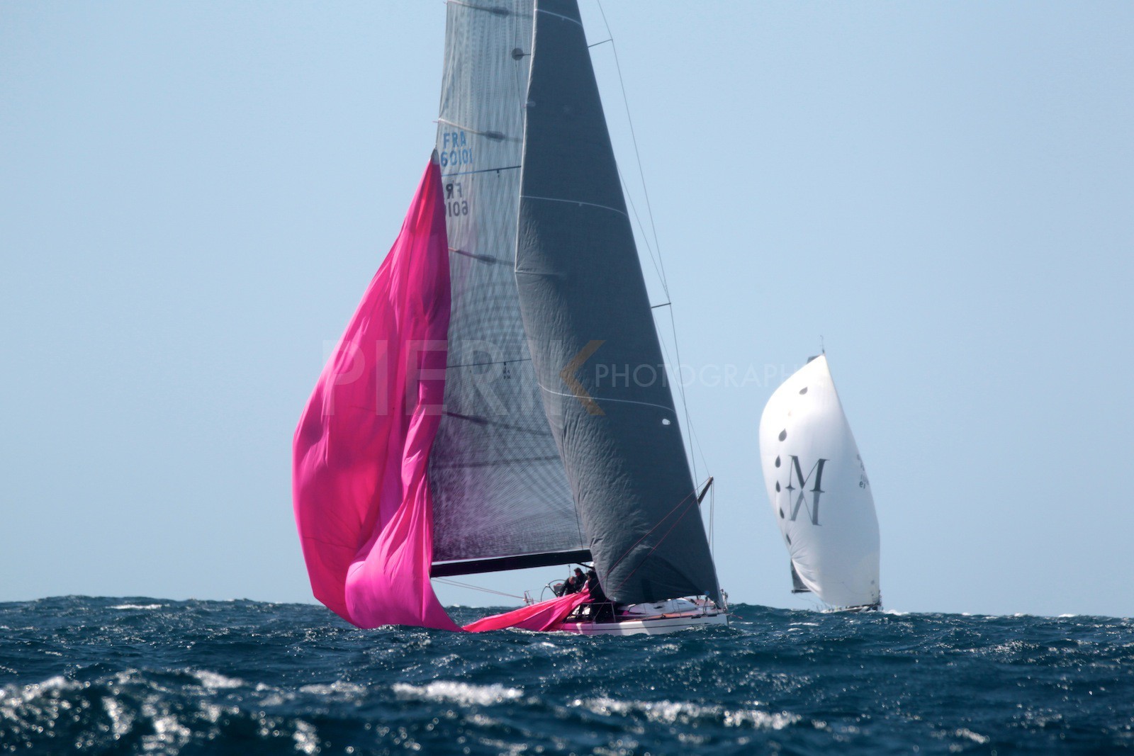 Affalage de spi sur Arobas