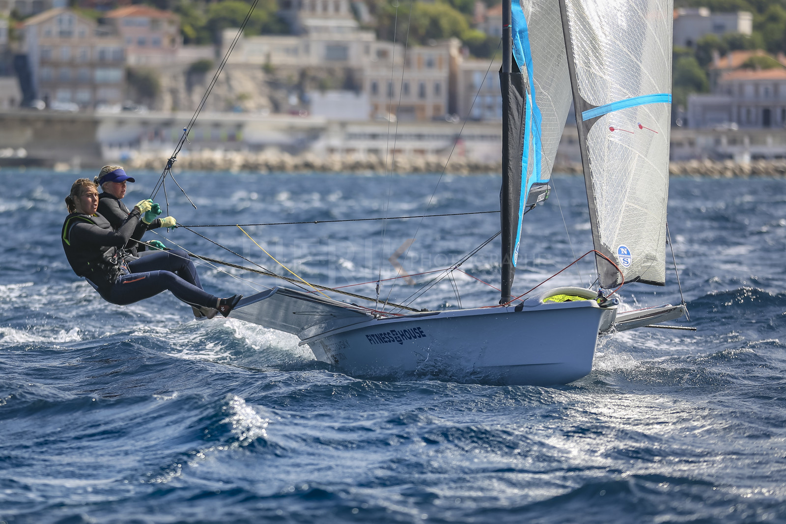 Marseille France is hosting more than 200 sailors from 28 nations for the 2018 Junior Worl Championship of 49er, 49erFX and Nacra 17. Held from 28 august to 1st september 2018. © Pierick Jeannoutot