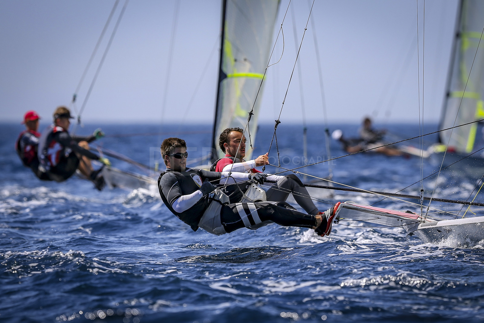 Marseilles France is hosting more than 200 sailors from 28 nations for the 2018 Junior Worl Championship of 49er, 49erFX and Nacra 17. Held from 28 august to 1st september 2018. © Pierick Jeannoutot