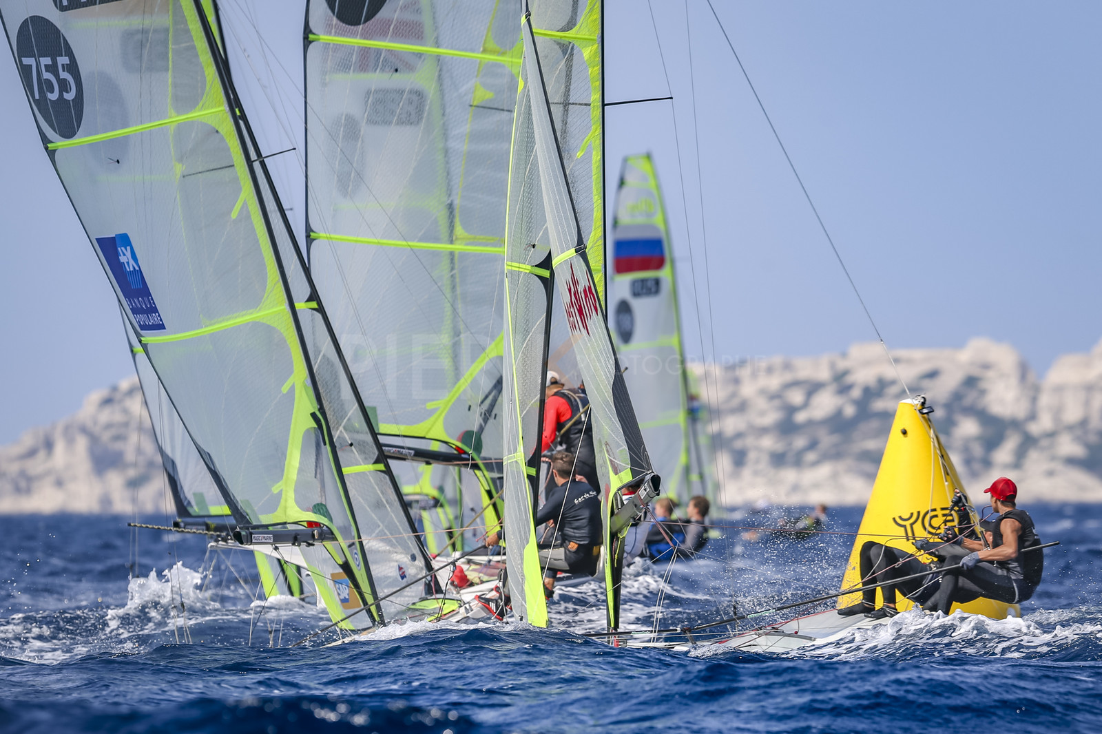 Marseille France is hosting more than 200 sailors from 28 nations for the 2018 Junior Worl Championship of 49er, 49erFX and Nacra 17. Held from 28 august to 1st september 2018. © Pierick Jeannoutot
