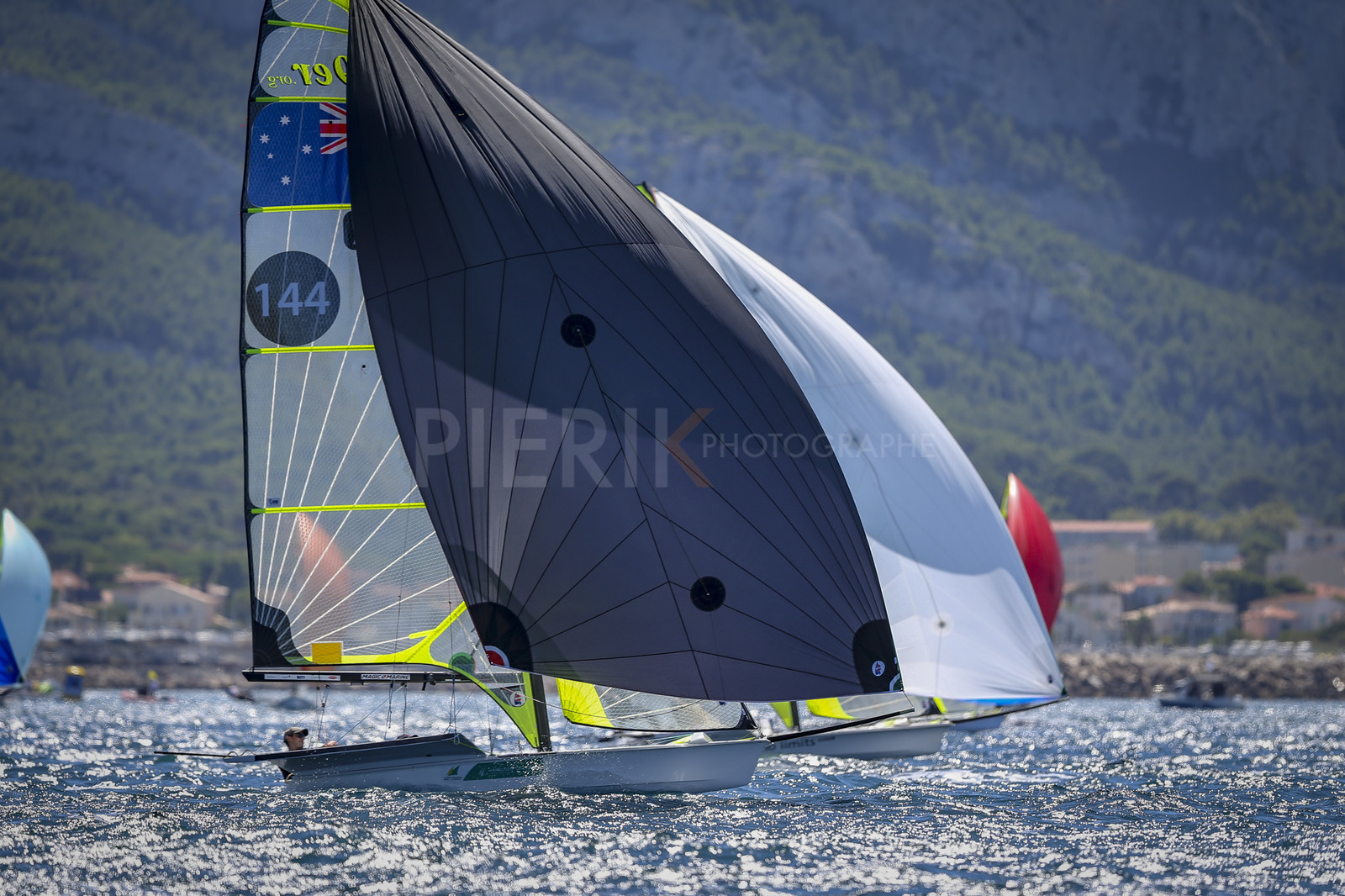 Marseilles France is hosting more than 200 sailors from 28 nations for the 2018 Junior Worl Championship of 49er, 49erFX and Nacra 17. Held from 28 august to 1st september 2018. © Pierick Jeannoutot