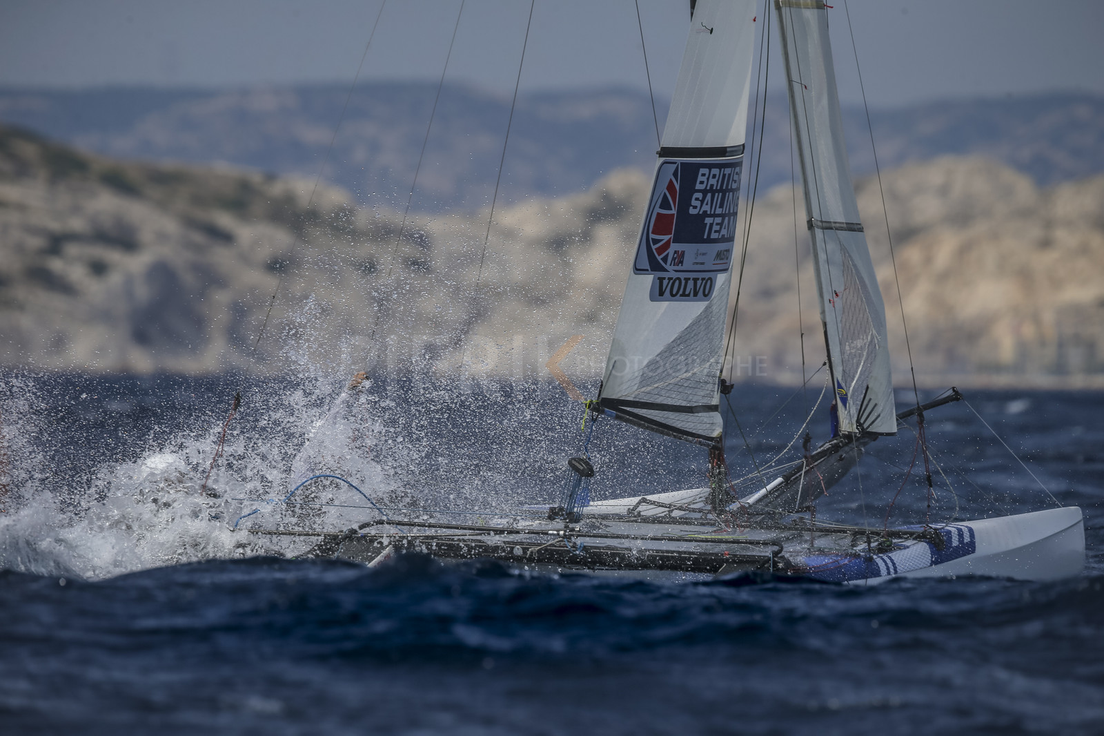 Marseille France is hosting more than 200 sailors from 28 nations for the 2018 Junior Worl Championship of 49er, 49erFX and Nacra 17. Held from 28 august to 1st september 2018. © Pierick Jeannoutot