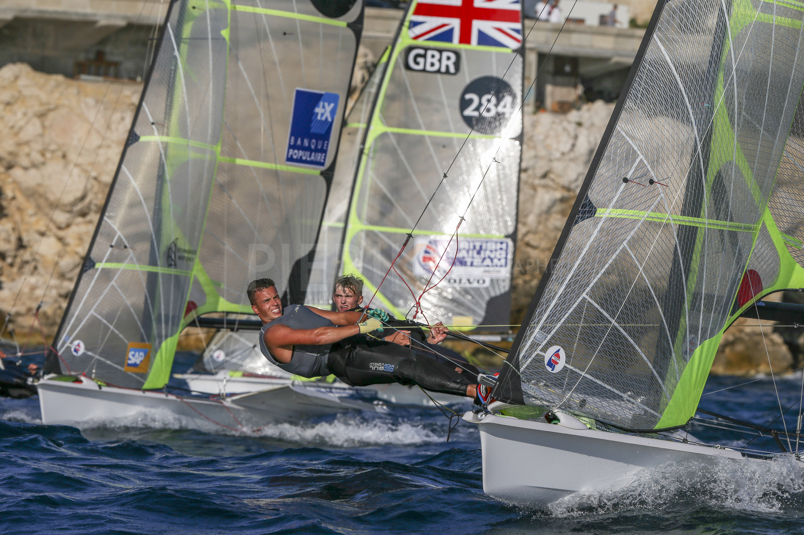 Marseille France is hosting more than 200 sailors from 28 nations for the 2018 Junior Worl Championship of 49er, 49erFX and Nacra 17. Held from 28 august to 1st september 2018. © Pierick Jeannoutot