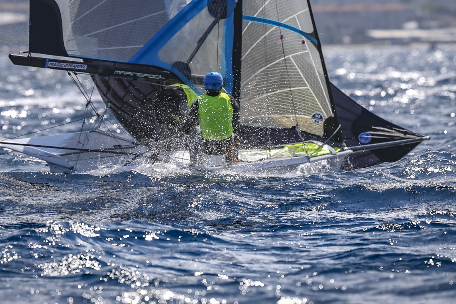 Marseille France is hosting more than 200 sailors from 28 nations for the 2018 Junior Worl Championship of 49er, 49erFX and Nacra 17. Held from 28 august to 1st september 2018. © Pierick Jeannoutot