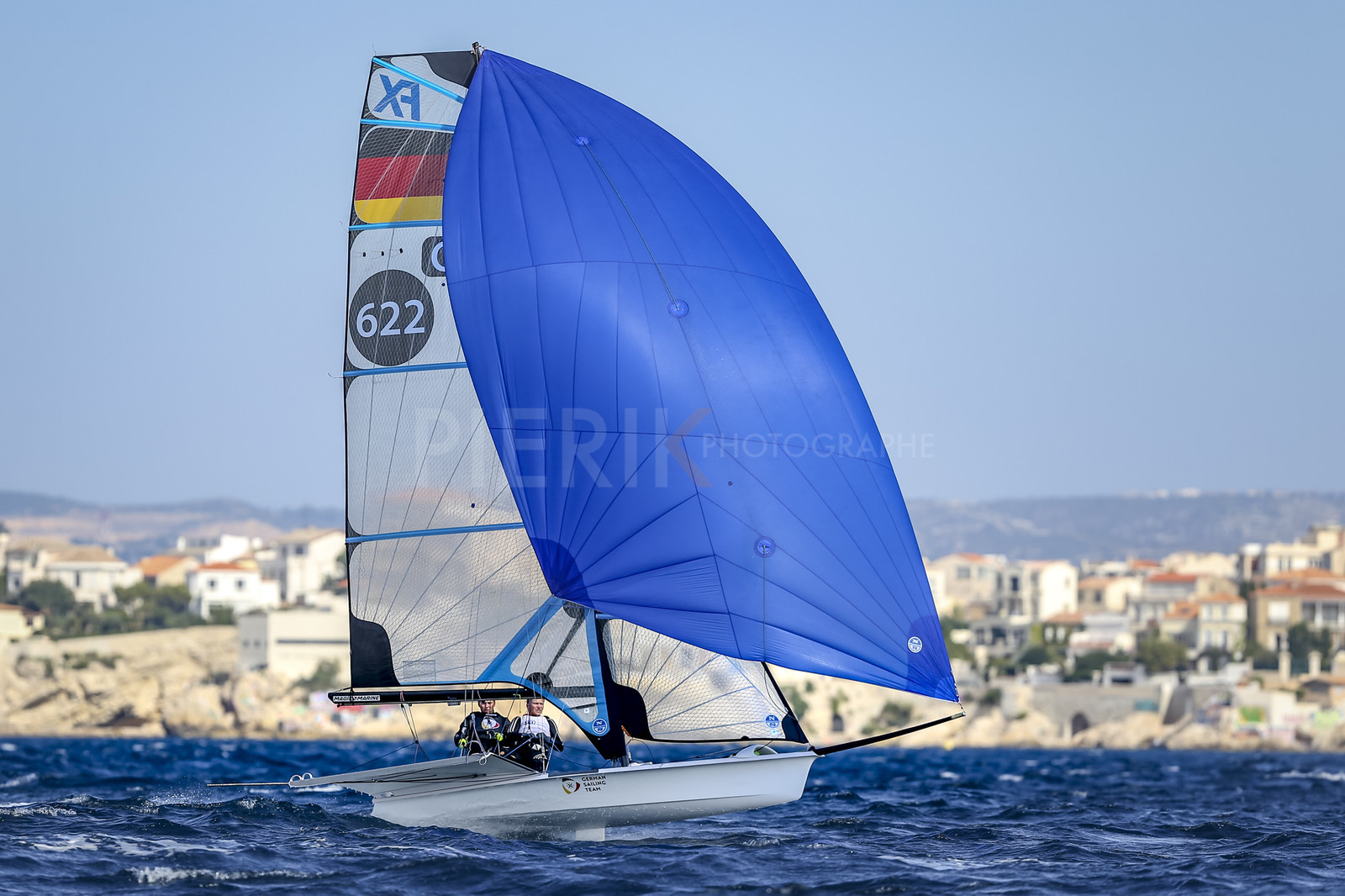 Marseille France is hosting more than 200 sailors from 28 nations for the 2018 Junior Worl Championship of 49er, 49erFX and Nacra 17. Held from 28 august to 1st september 2018. © Pierick Jeannoutot
