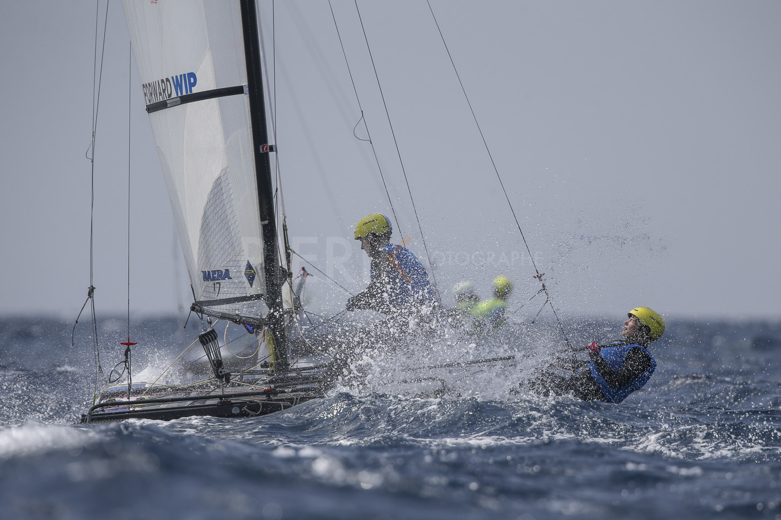 Marseille France is hosting more than 200 sailors from 28 nations for the 2018 Junior Worl Championship of 49er, 49erFX and Nacra 17. Held from 28 august to 1st september 2018. © Pierick Jeannoutot