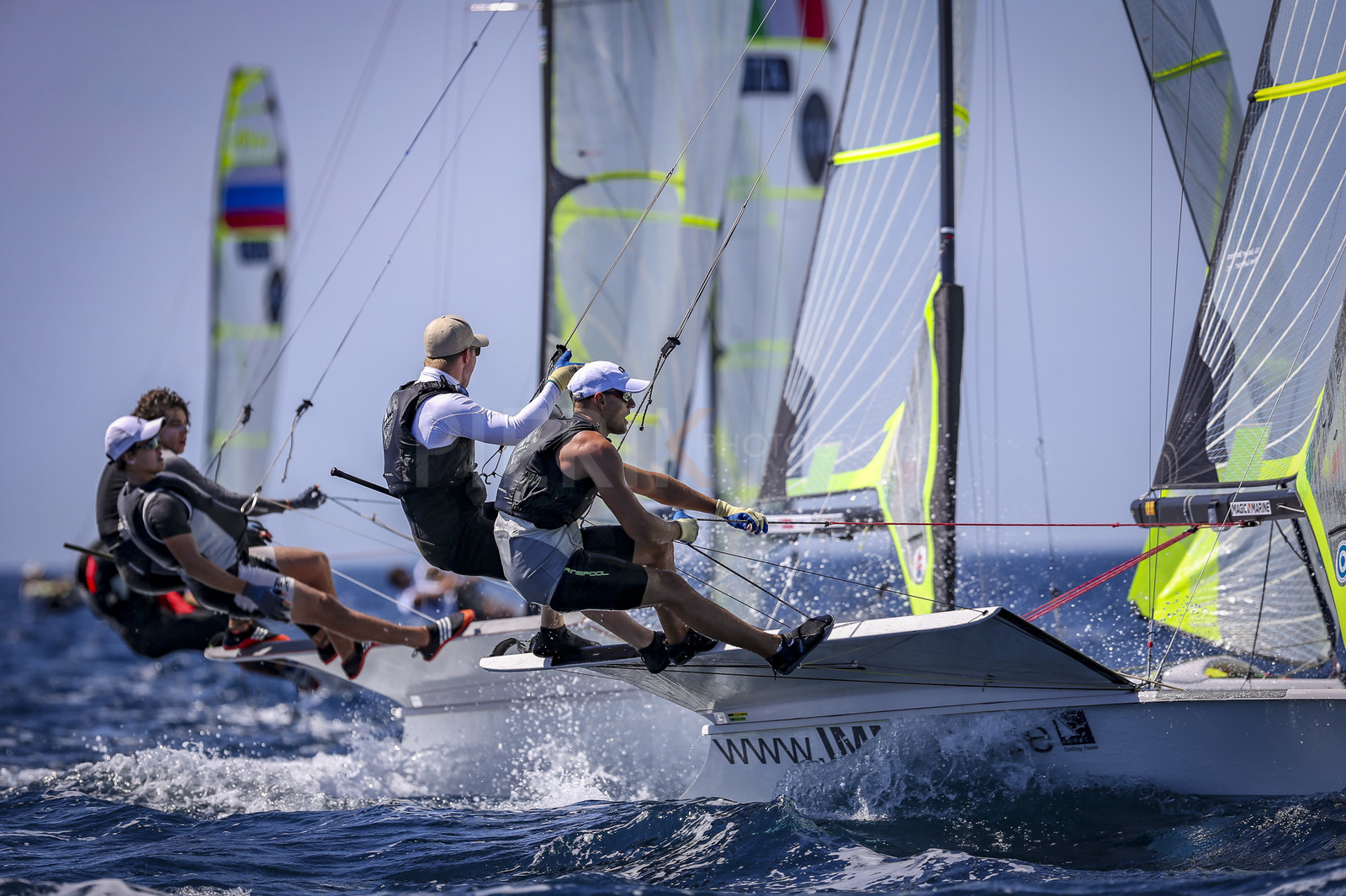Marseilles France is hosting more than 200 sailors from 28 nations for the 2018 Junior Worl Championship of 49er, 49erFX and Nacra 17. Held from 28 august to 1st september 2018. © Pierick Jeannoutot