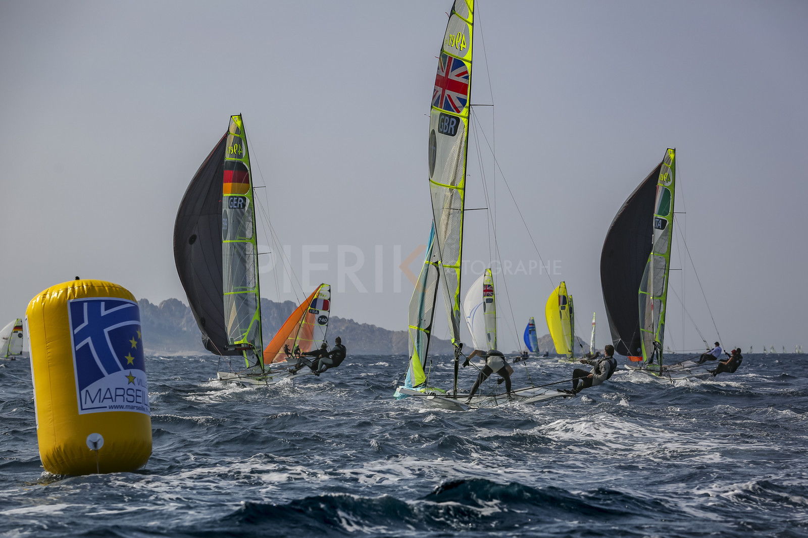 Marseille France is hosting more than 200 sailors from 28 nations for the 2018 Junior Worl Championship of 49er, 49erFX and Nacra 17. Held from 28 august to 1st september 2018. © Pierick Jeannoutot