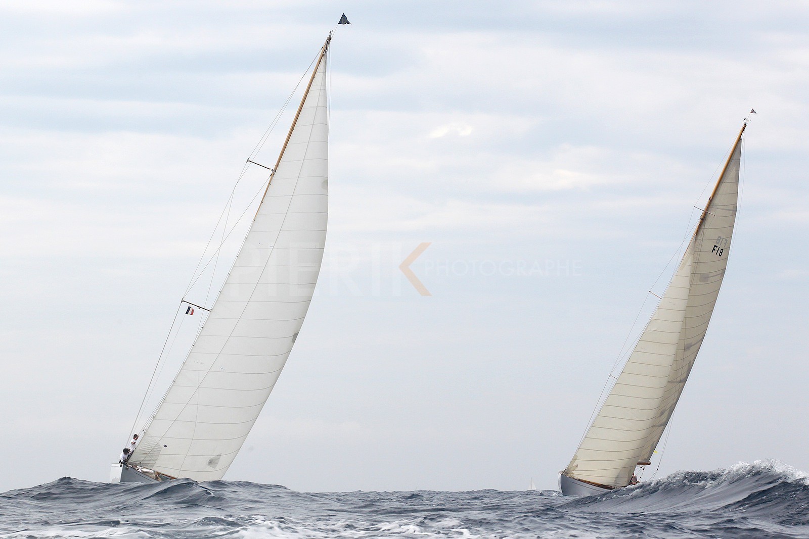 The Blue Peter et Irène VIII au coude à coude