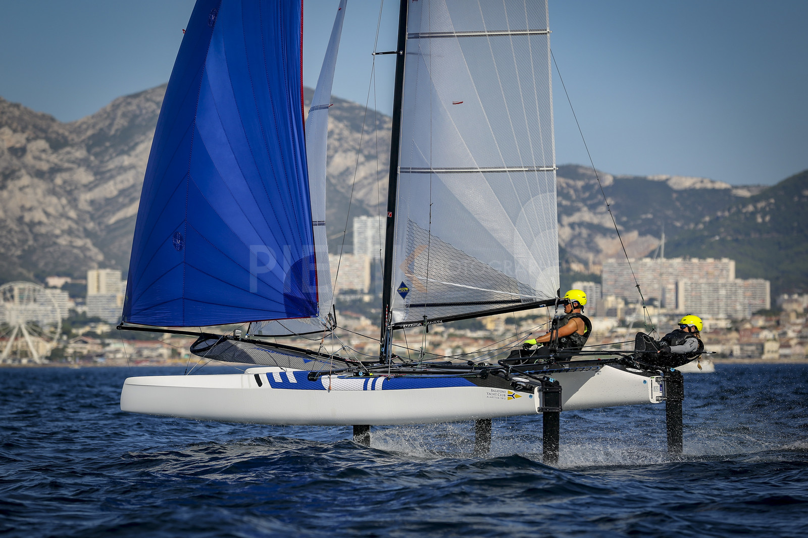 Marseilles France is hosting more than 200 sailors from 28 nations for the 2018 Junior Worl Championship of 49er, 49erFX and Nacra 17. Held from 28 august to 1st september 2018. © Pierick Jeannoutot