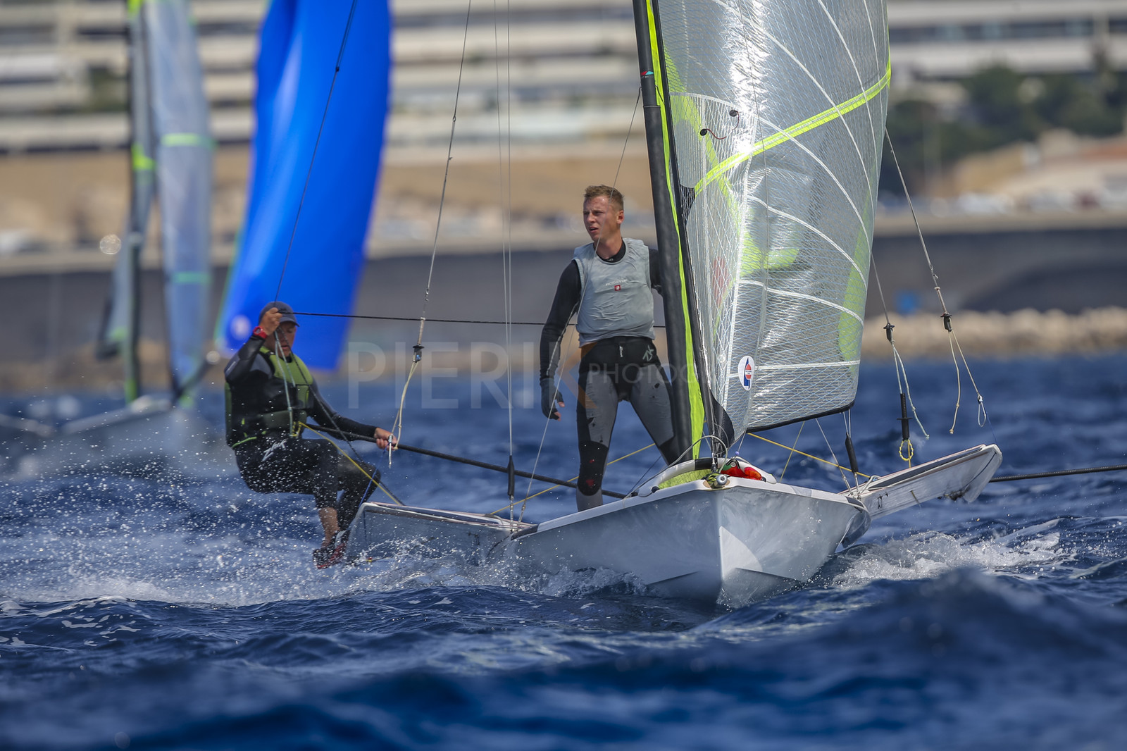 Marseille France is hosting more than 200 sailors from 28 nations for the 2018 Junior Worl Championship of 49er, 49erFX and Nacra 17. Held from 28 august to 1st september 2018. © Pierick Jeannoutot