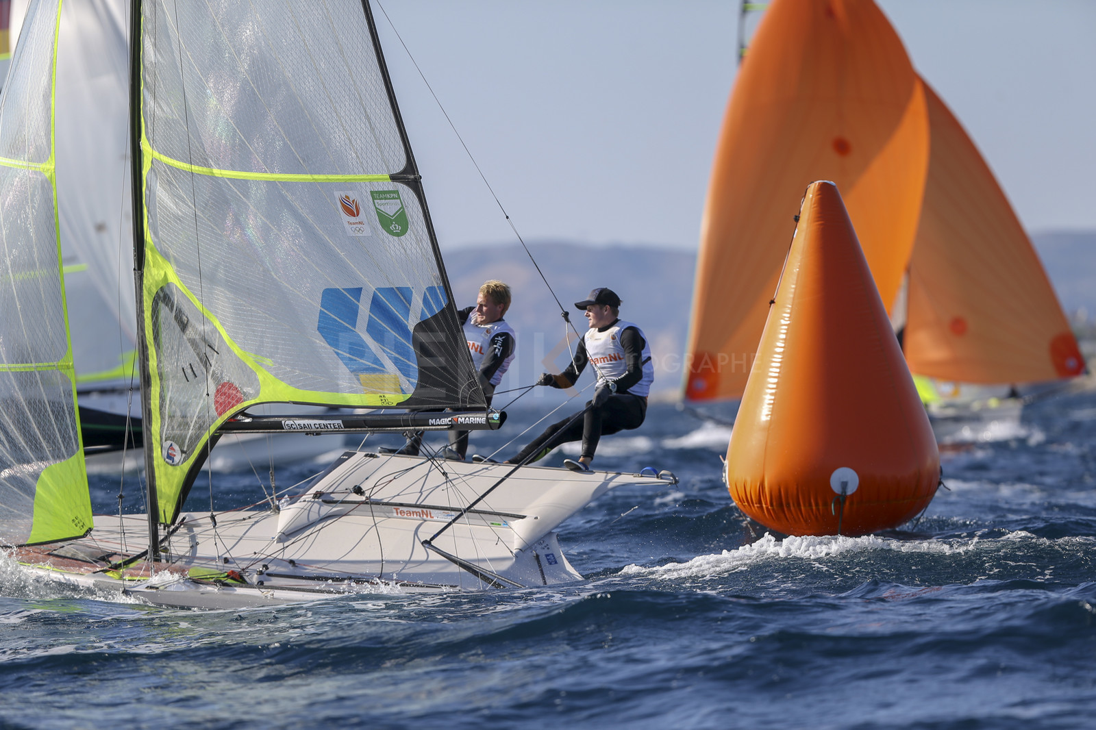Marseille France is hosting more than 200 sailors from 28 nations for the 2018 Junior Worl Championship of 49er, 49erFX and Nacra 17. Held from 28 august to 1st september 2018. © Pierick Jeannoutot