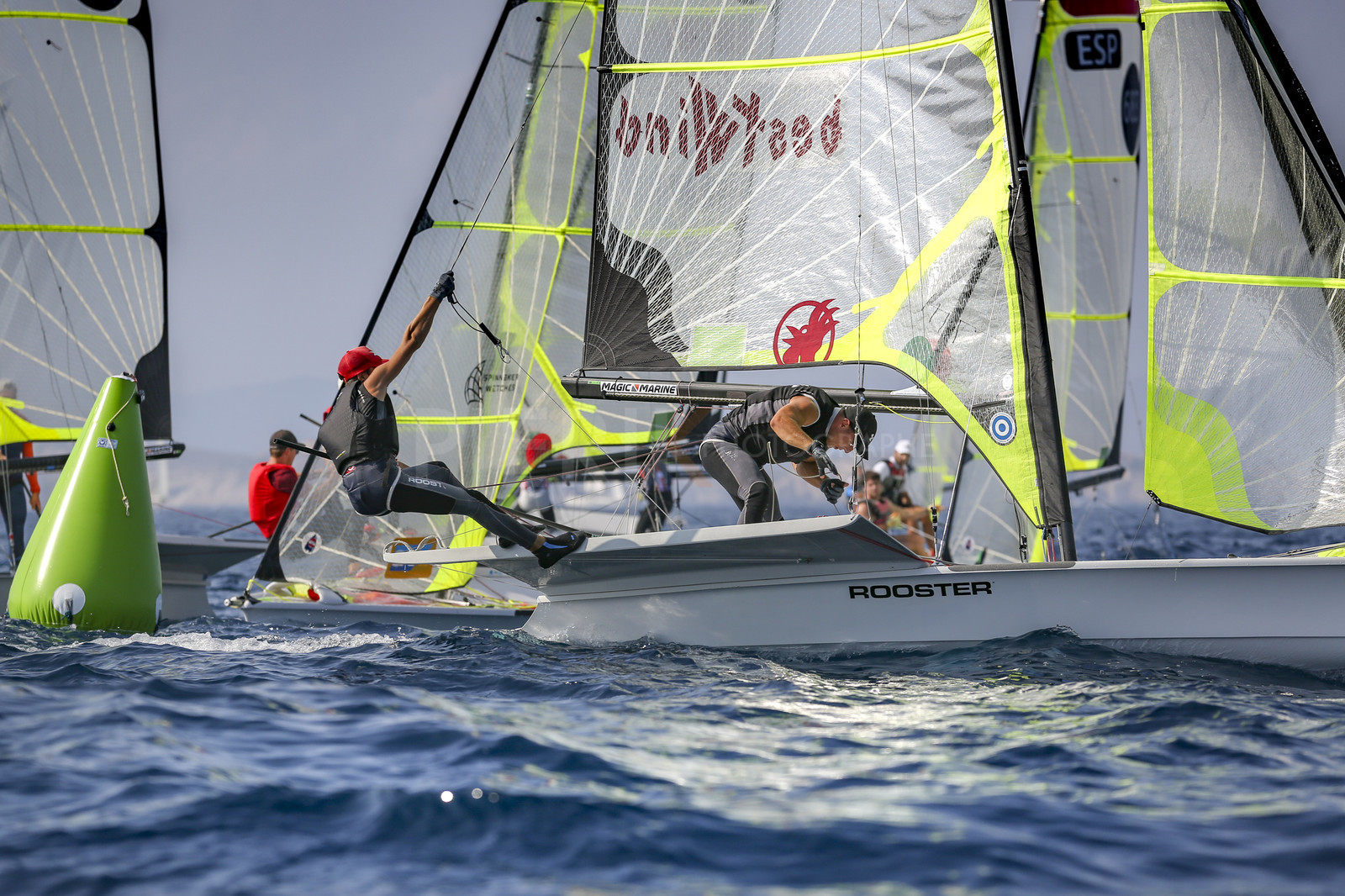 Marseilles France is hosting more than 200 sailors from 28 nations for the 2018 Junior Worl Championship of 49er, 49erFX and Nacra 17. Held from 28 august to 1st september 2018. © Pierick Jeannoutot