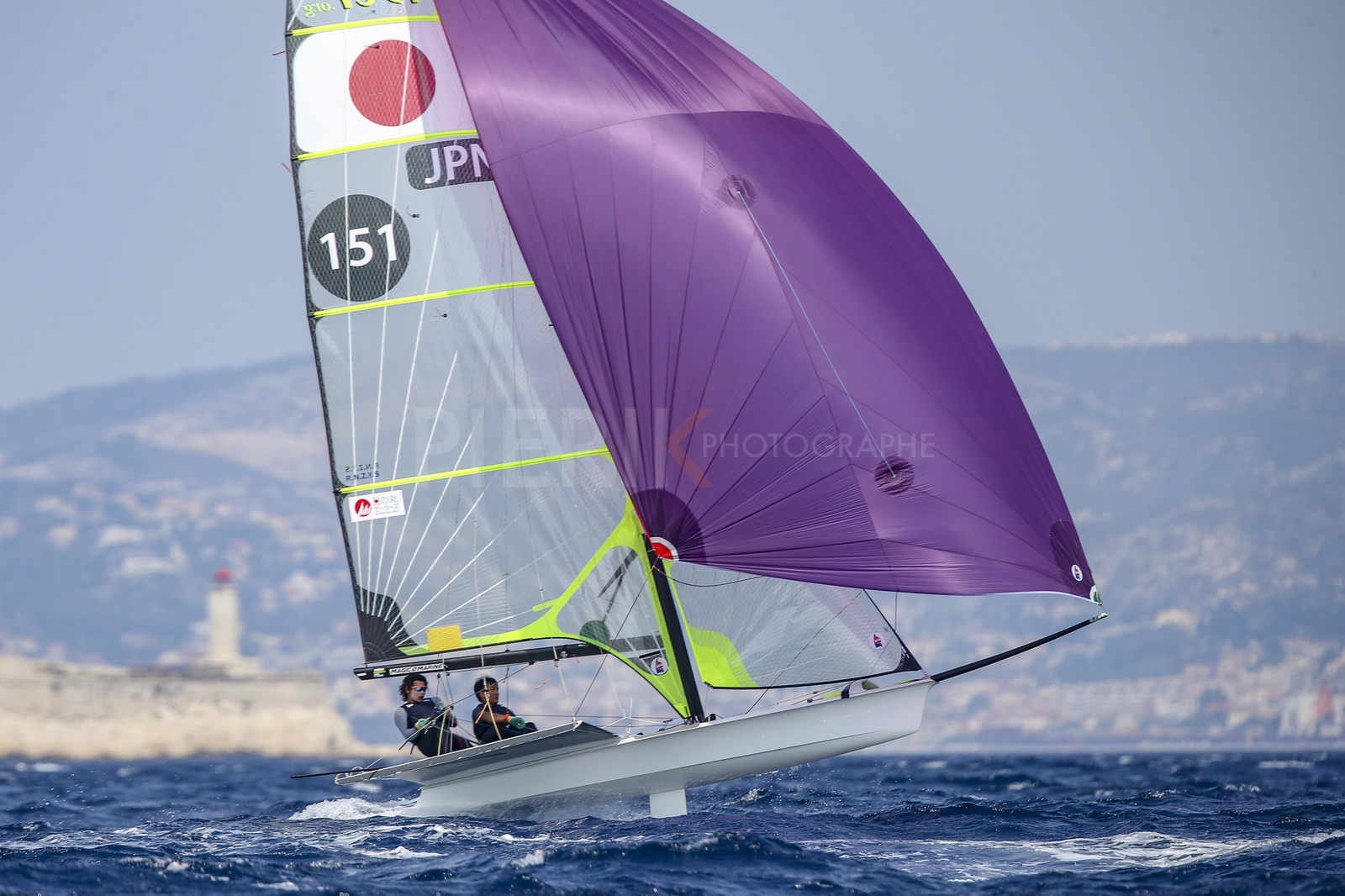 Marseille France is hosting more than 200 sailors from 28 nations for the 2018 Junior Worl Championship of 49er, 49erFX and Nacra 17. Held from 28 august to 1st september 2018. © Pierick Jeannoutot