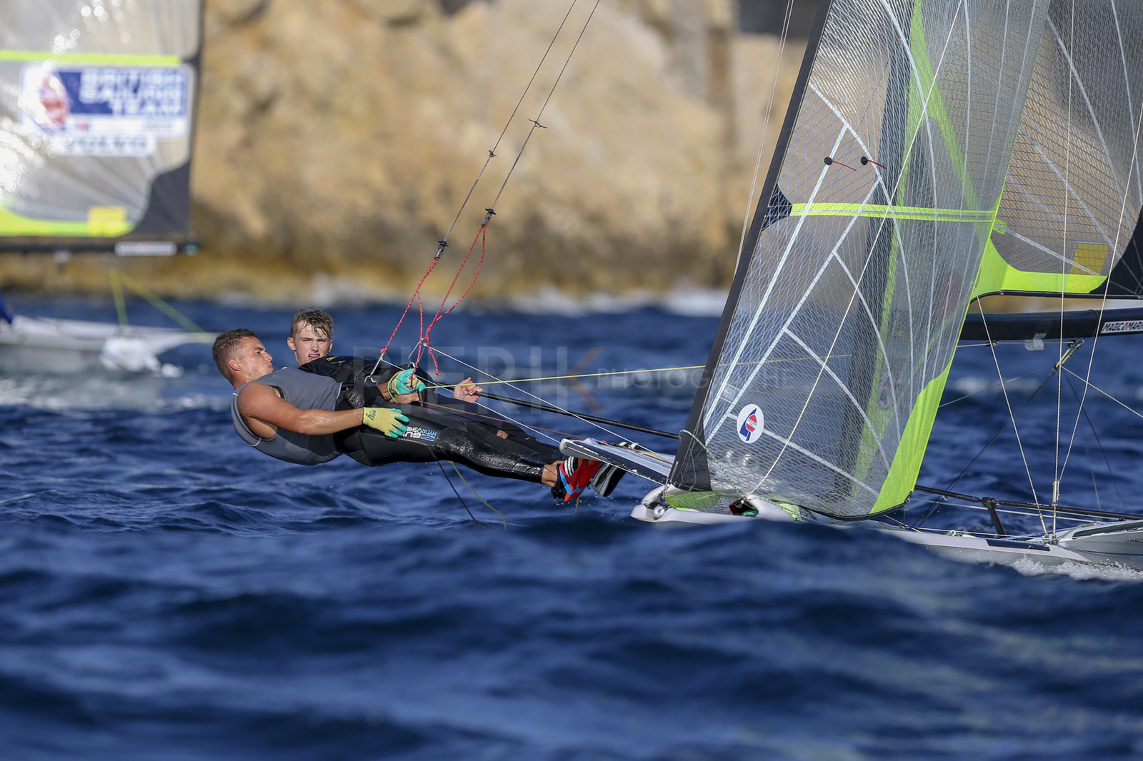 Marseille France is hosting more than 200 sailors from 28 nations for the 2018 Junior Worl Championship of 49er, 49erFX and Nacra 17. Held from 28 august to 1st september 2018. © Pierick Jeannoutot