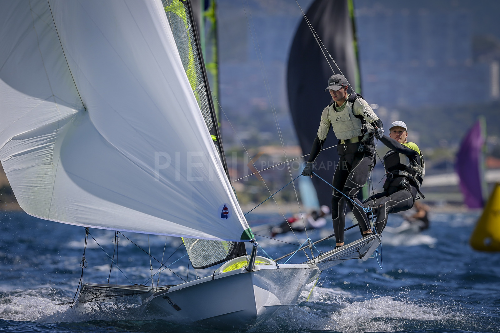 Marseilles France is hosting more than 200 sailors from 28 nations for the 2018 Junior Worl Championship of 49er, 49erFX and Nacra 17. Held from 28 august to 1st september 2018. © Pierick Jeannoutot