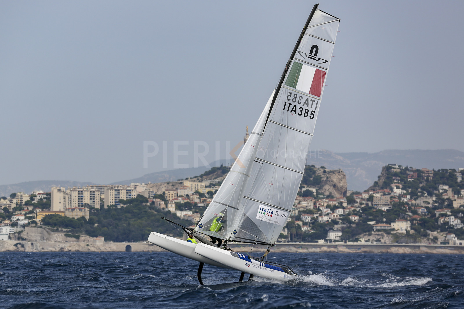 Marseille France is hosting more than 200 sailors from 28 nations for the 2018 Junior Worl Championship of 49er, 49erFX and Nacra 17. Held from 28 august to 1st september 2018. © Pierick Jeannoutot