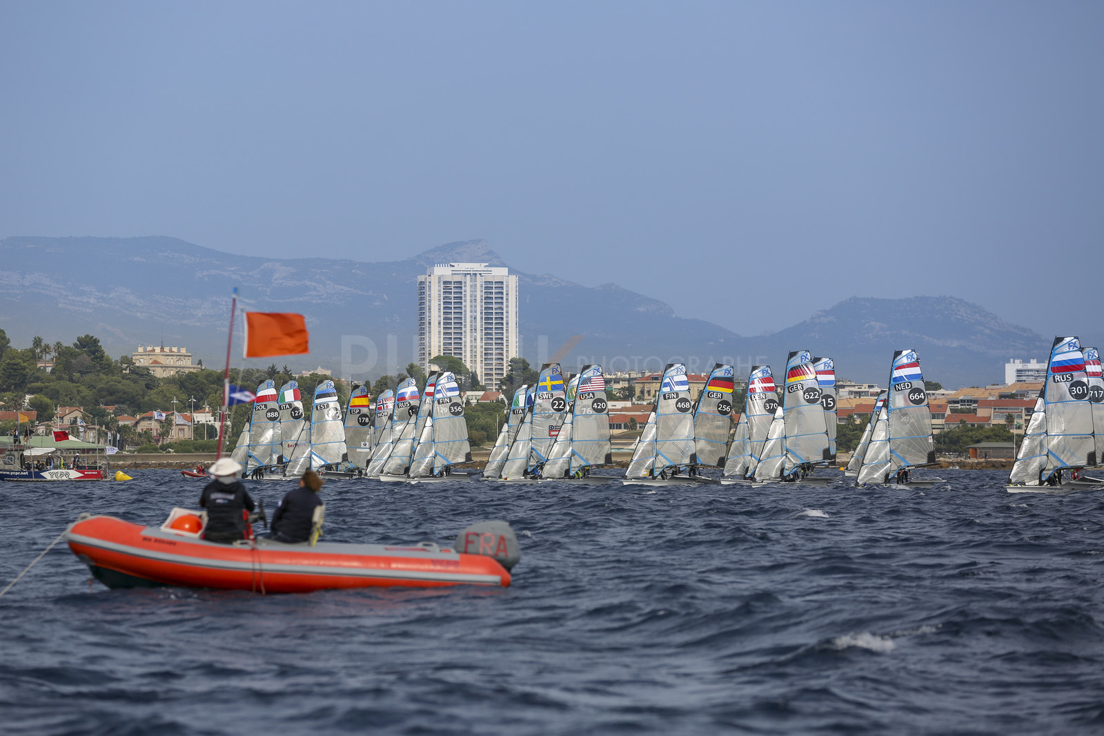 Marseille France is hosting more than 200 sailors from 28 nations for the 2018 Junior Worl Championship of 49er, 49erFX and Nacra 17. Held from 28 august to 1st september 2018. © Pierick Jeannoutot