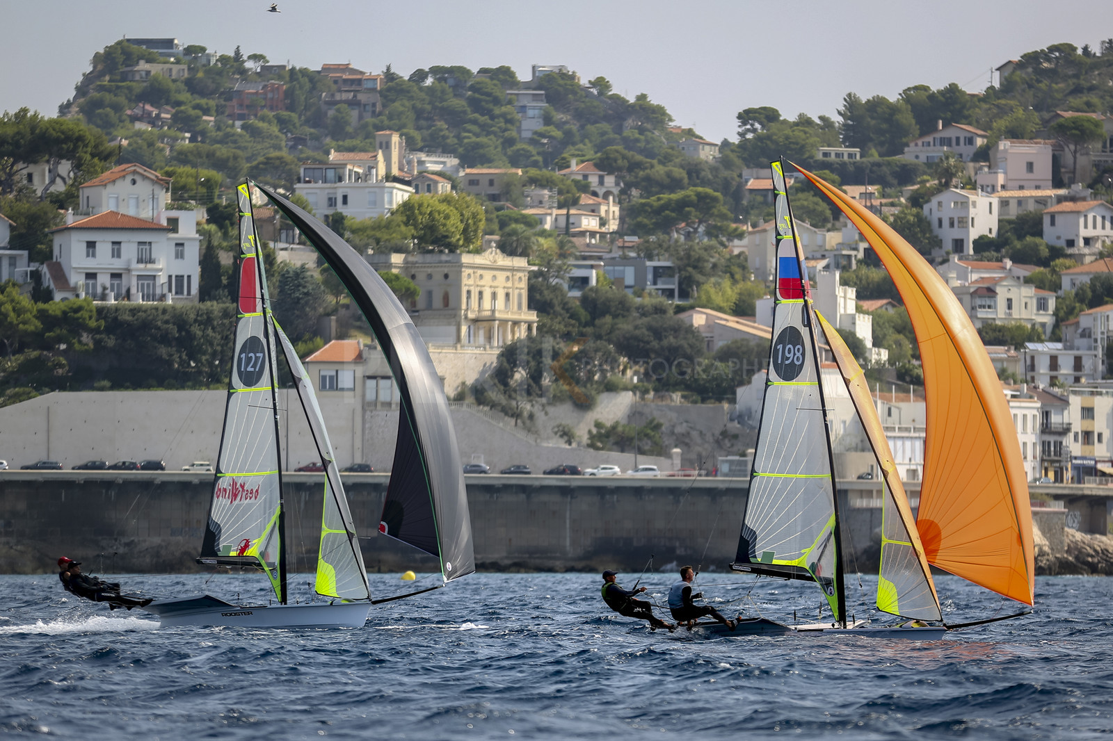 Marseille France is hosting more than 200 sailors from 28 nations for the 2018 Junior Worl Championship of 49er, 49erFX and Nacra 17. Held from 28 august to 1st september 2018. © Pierick Jeannoutot