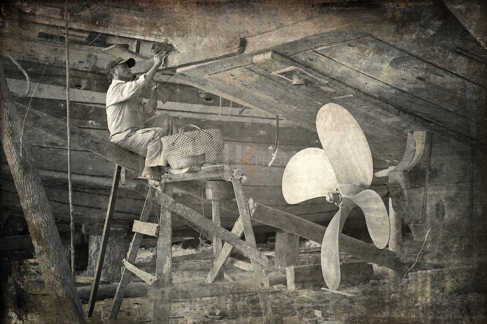 Chantier naval à Mui Ne