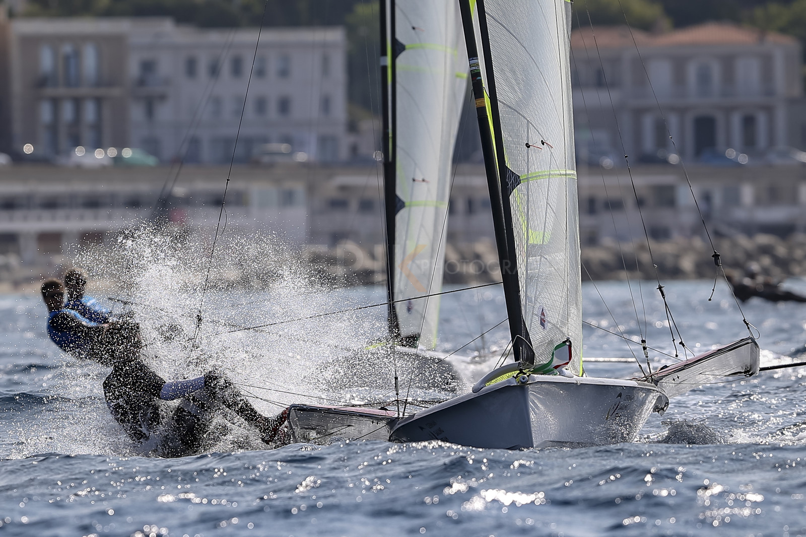 Marseille France is hosting more than 200 sailors from 28 nations for the 2018 Junior Worl Championship of 49er, 49erFX and Nacra 17. Held from 28 august to 1st september 2018. © Pierick Jeannoutot