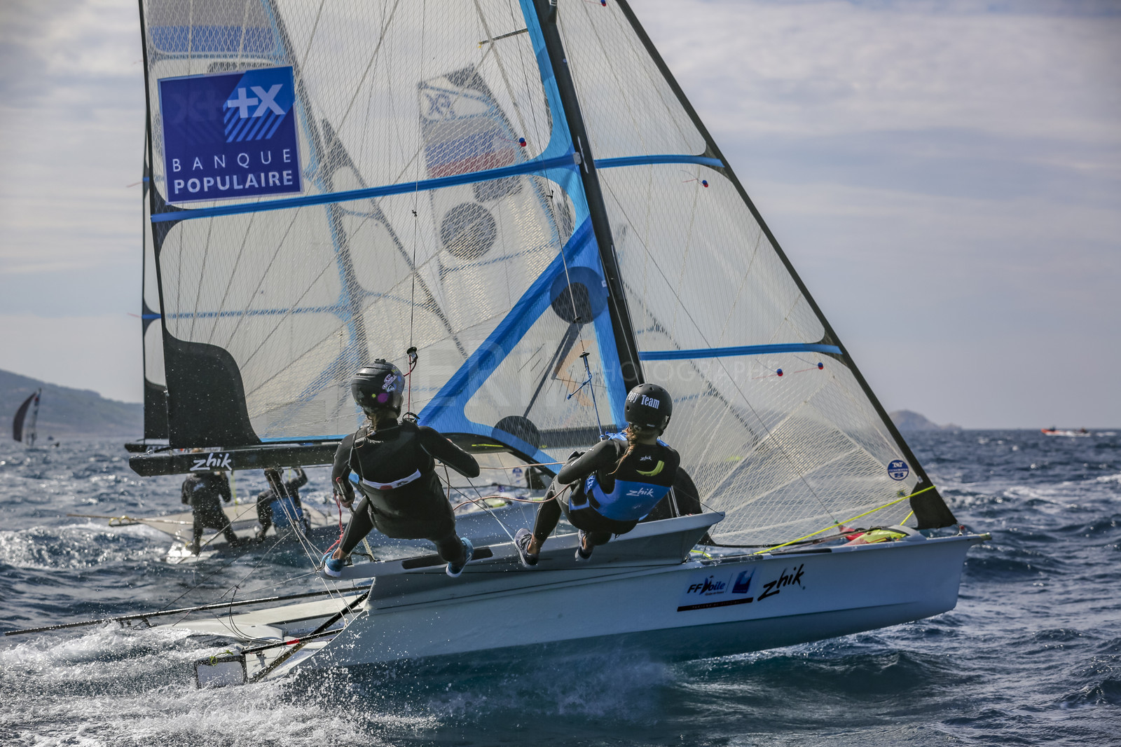 Marseille France is hosting more than 200 sailors from 28 nations for the 2018 Junior Worl Championship of 49er, 49erFX and Nacra 17. Held from 28 august to 1st september 2018. © Pierick Jeannoutot