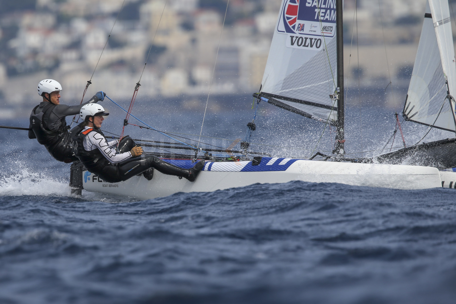 Marseille France is hosting more than 200 sailors from 28 nations for the 2018 Junior Worl Championship of 49er, 49erFX and Nacra 17. Held from 28 august to 1st september 2018. © Pierick Jeannoutot