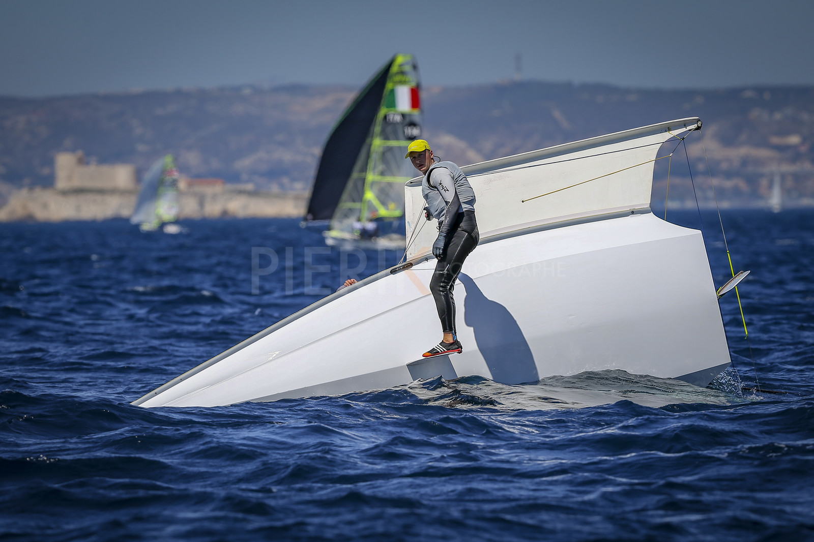 Marseilles France is hosting more than 200 sailors from 28 nations for the 2018 Junior Worl Championship of 49er, 49erFX and Nacra 17. Held from 28 august to 1st september 2018. © Pierick Jeannoutot
