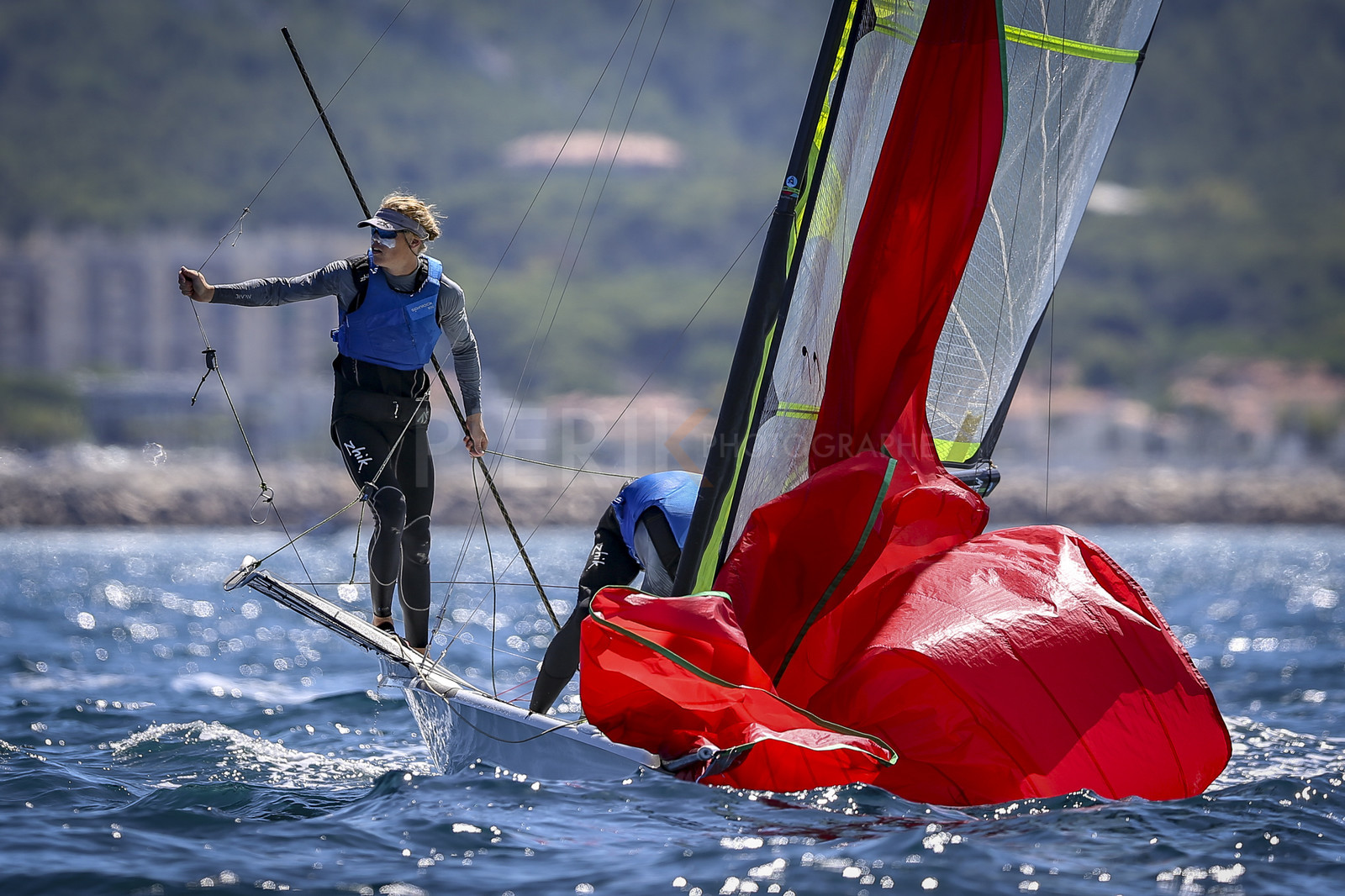 Marseilles France is hosting more than 200 sailors from 28 nations for the 2018 Junior Worl Championship of 49er, 49erFX and Nacra 17. Held from 28 august to 1st september 2018. © Pierick Jeannoutot