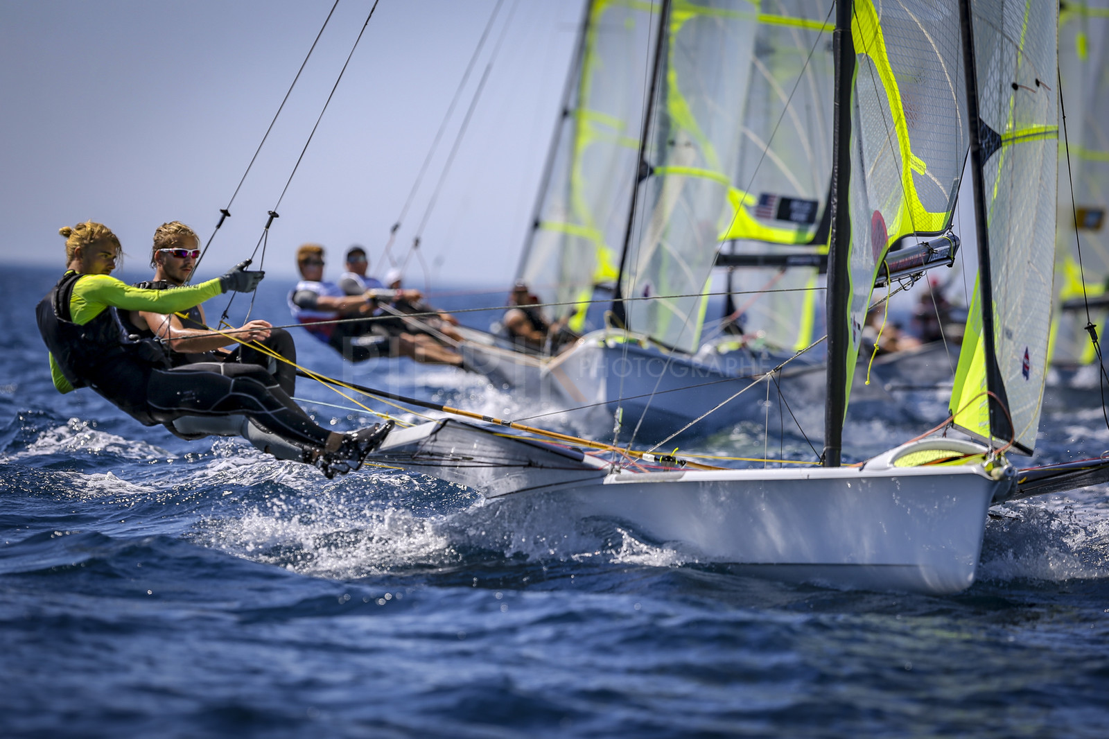 Marseilles France is hosting more than 200 sailors from 28 nations for the 2018 Junior Worl Championship of 49er, 49erFX and Nacra 17. Held from 28 august to 1st september 2018. © Pierick Jeannoutot