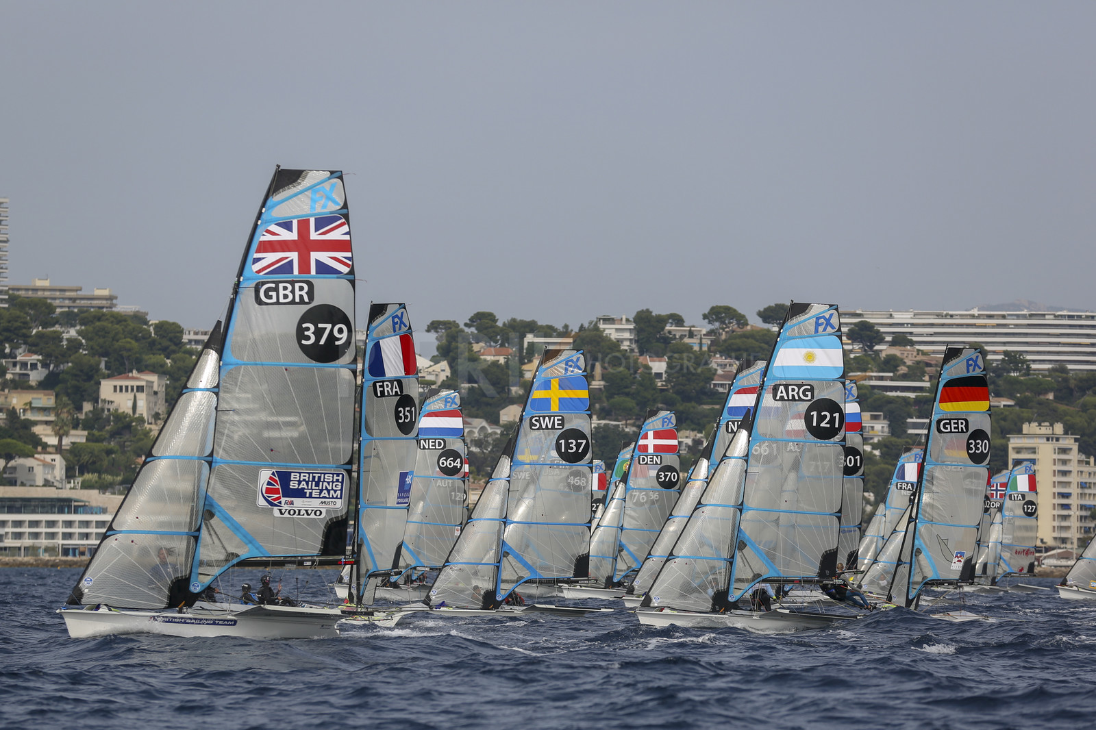 Marseille France is hosting more than 200 sailors from 28 nations for the 2018 Junior Worl Championship of 49er, 49erFX and Nacra 17. Held from 28 august to 1st september 2018. © Pierick Jeannoutot