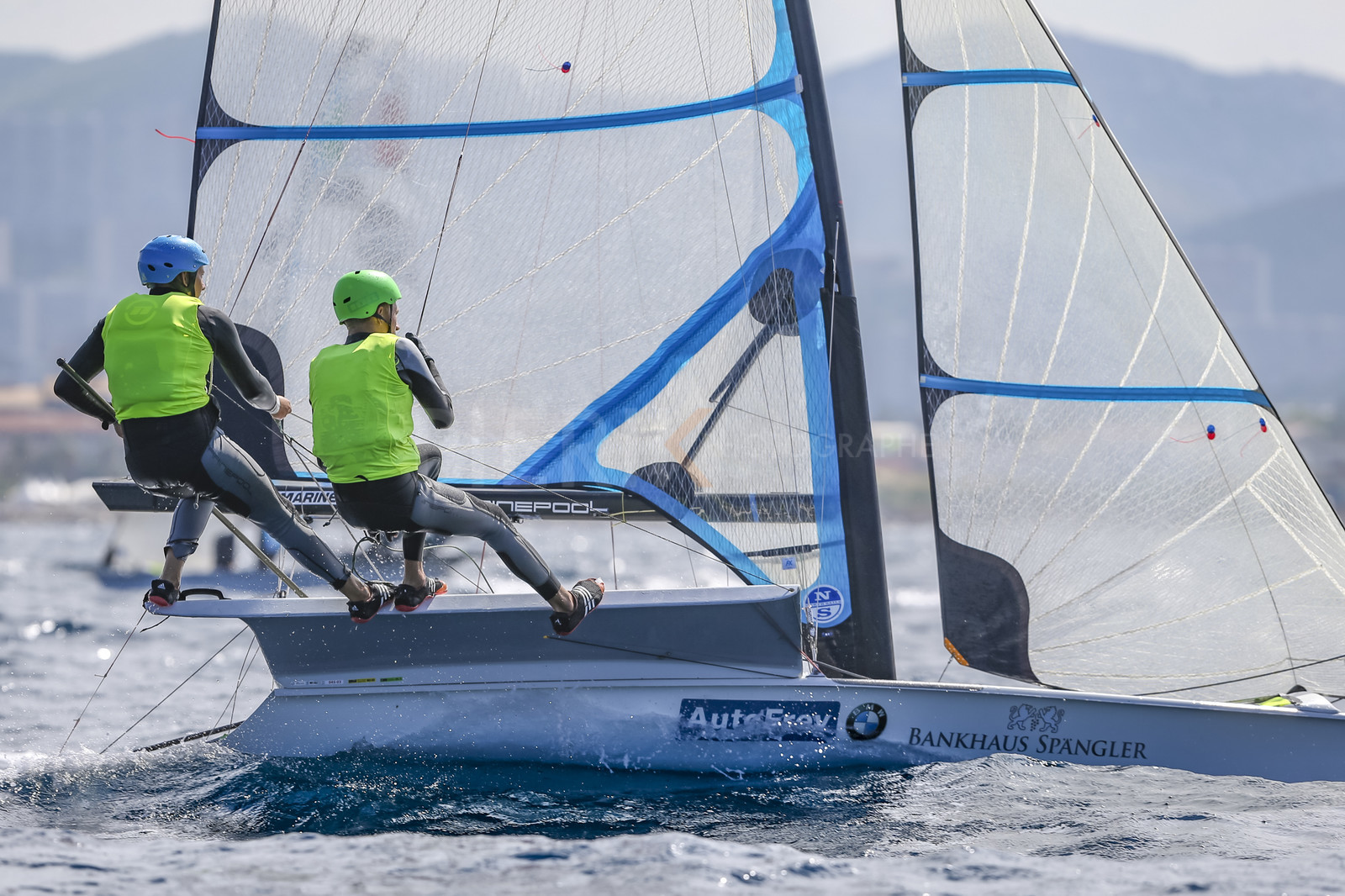 Marseille France is hosting more than 200 sailors from 28 nations for the 2018 Junior Worl Championship of 49er, 49erFX and Nacra 17. Held from 28 august to 1st september 2018. © Pierick Jeannoutot