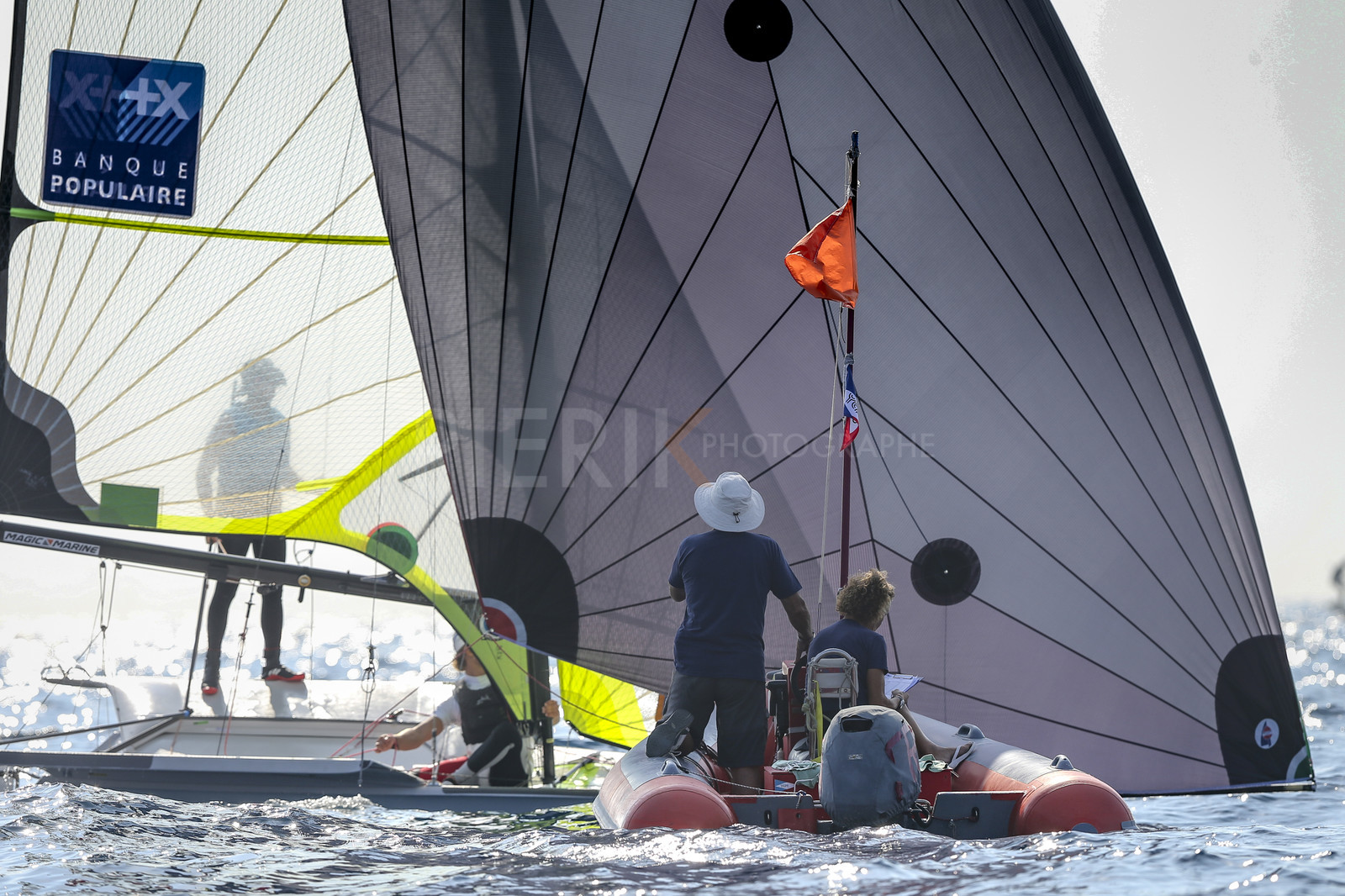 Marseilles France is hosting more than 200 sailors from 28 nations for the 2018 Junior Worl Championship of 49er, 49erFX and Nacra 17. Held from 28 august to 1st september 2018. © Pierick Jeannoutot