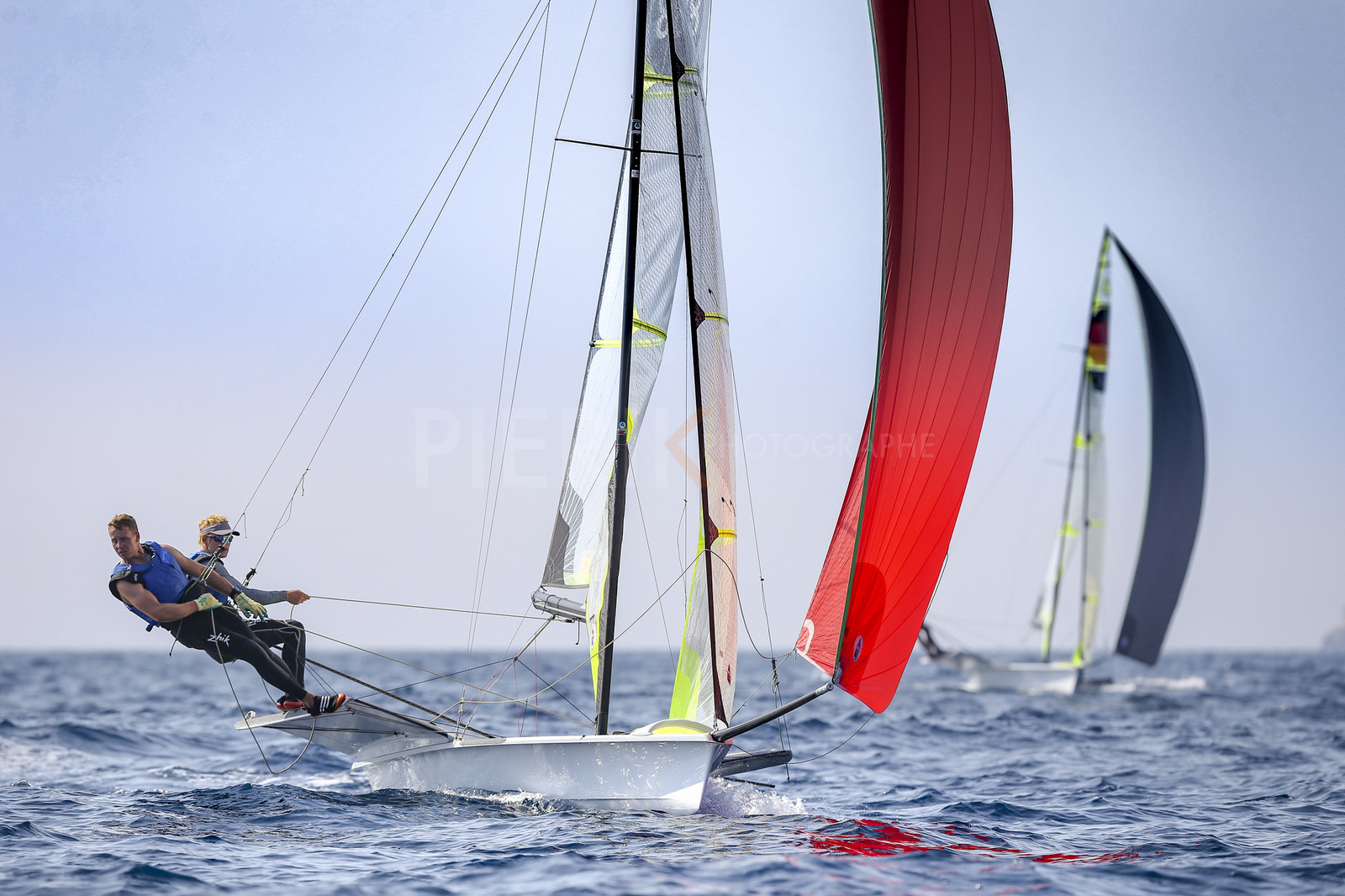 Marseilles France is hosting more than 200 sailors from 28 nations for the 2018 Junior Worl Championship of 49er, 49erFX and Nacra 17. Held from 28 august to 1st september 2018. © Pierick Jeannoutot