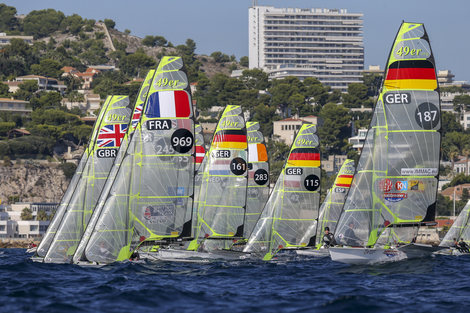 Marseille France is hosting more than 200 sailors from 28 nations for the 2018 Junior Worl Championship of 49er, 49erFX and Nacra 17. Held from 28 august to 1st september 2018. © Pierick Jeannoutot