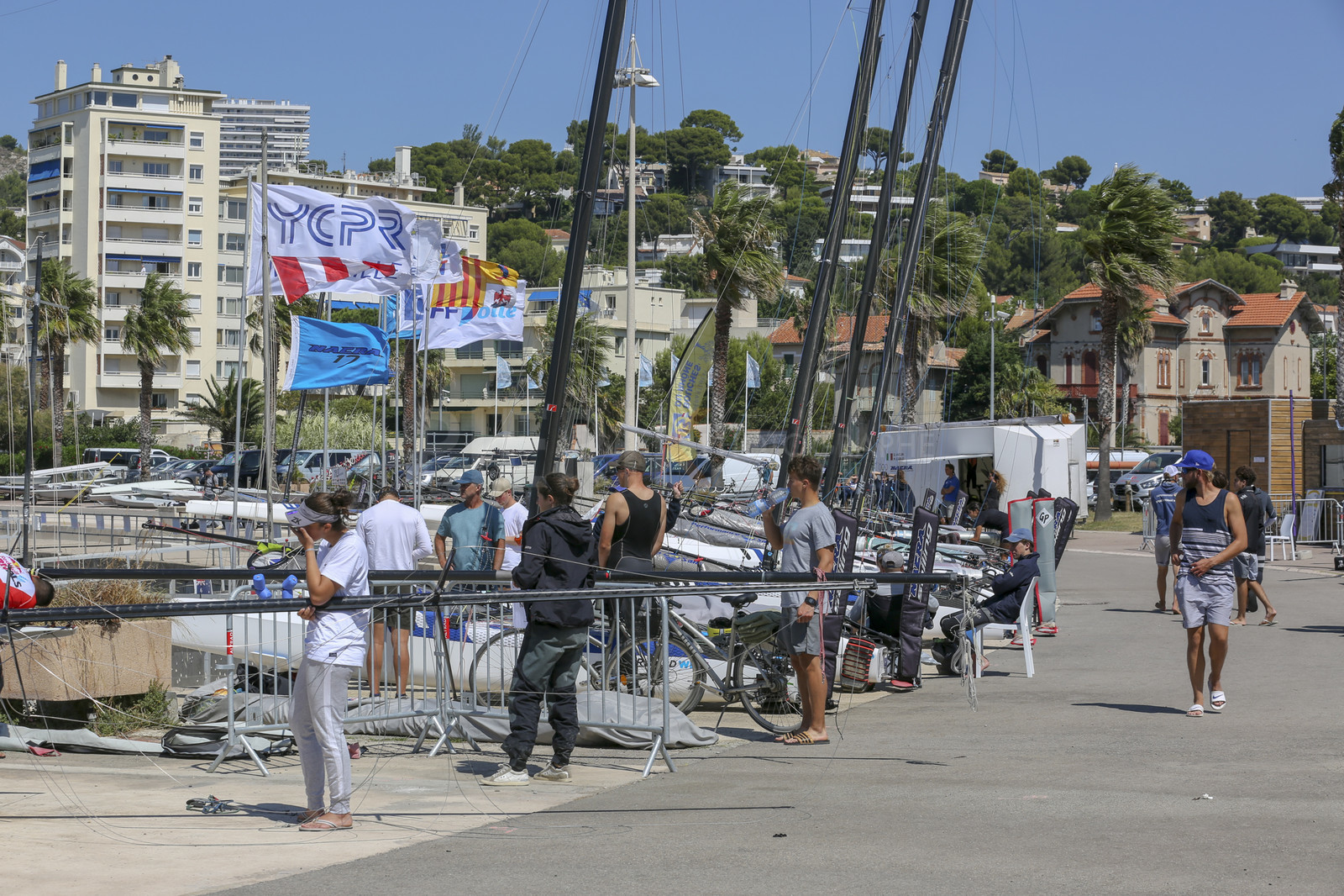 Marseille France is hosting more than 200 sailors from 28 nations for the 2018 Junior Worl Championship of 49er, 49erFX and Nacra 17. Held from 28 august to 1st september 2018. © Pierick Jeannoutot