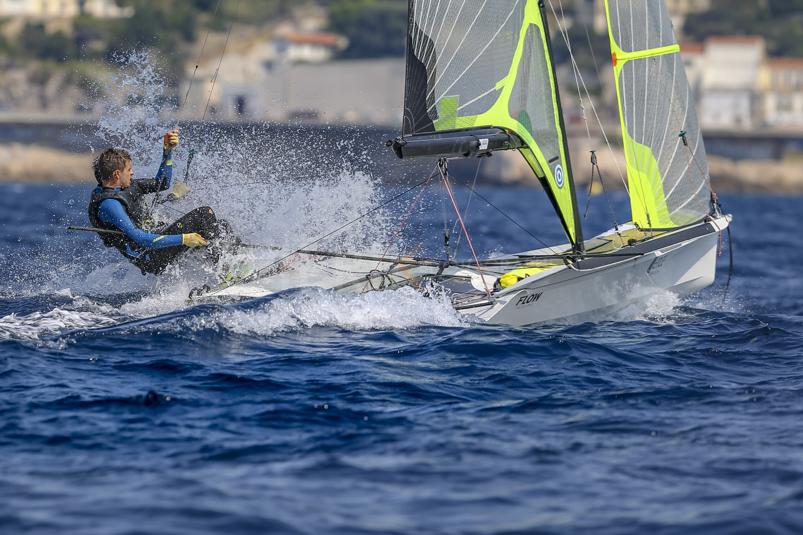 Marseille France is hosting more than 200 sailors from 28 nations for the 2018 Junior Worl Championship of 49er, 49erFX and Nacra 17. Held from 28 august to 1st september 2018. © Pierick Jeannoutot