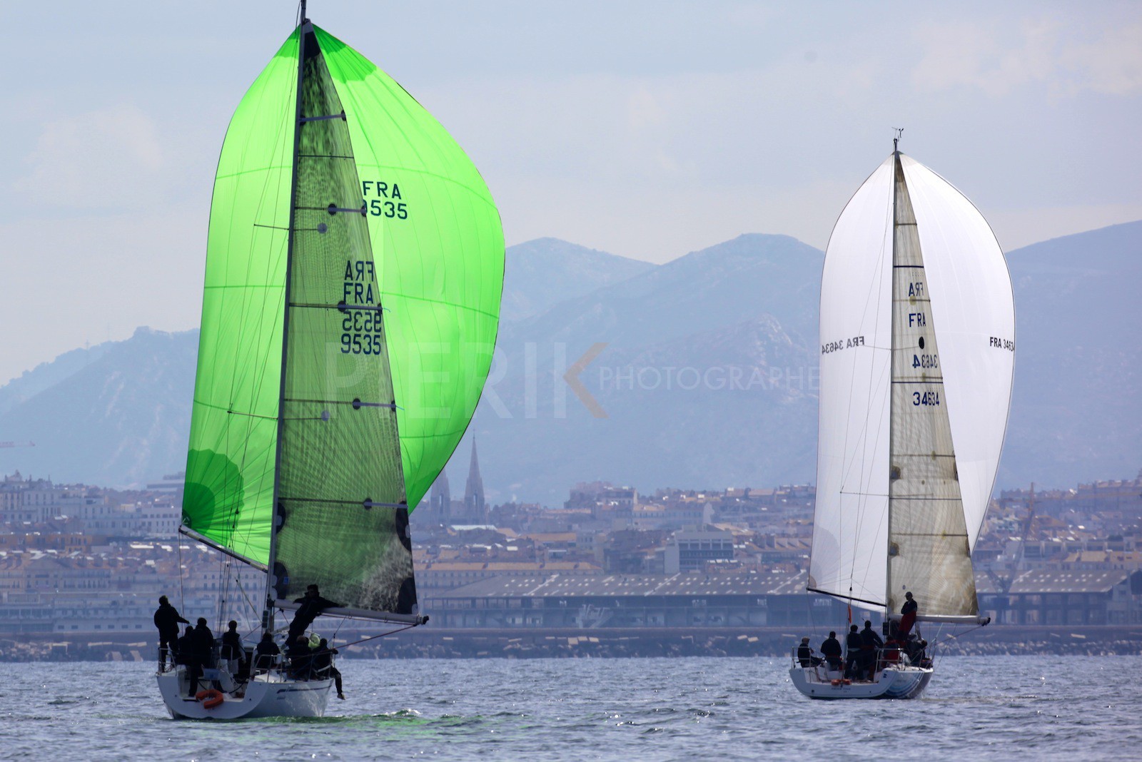 Kick avec le spi vert et Prime Time