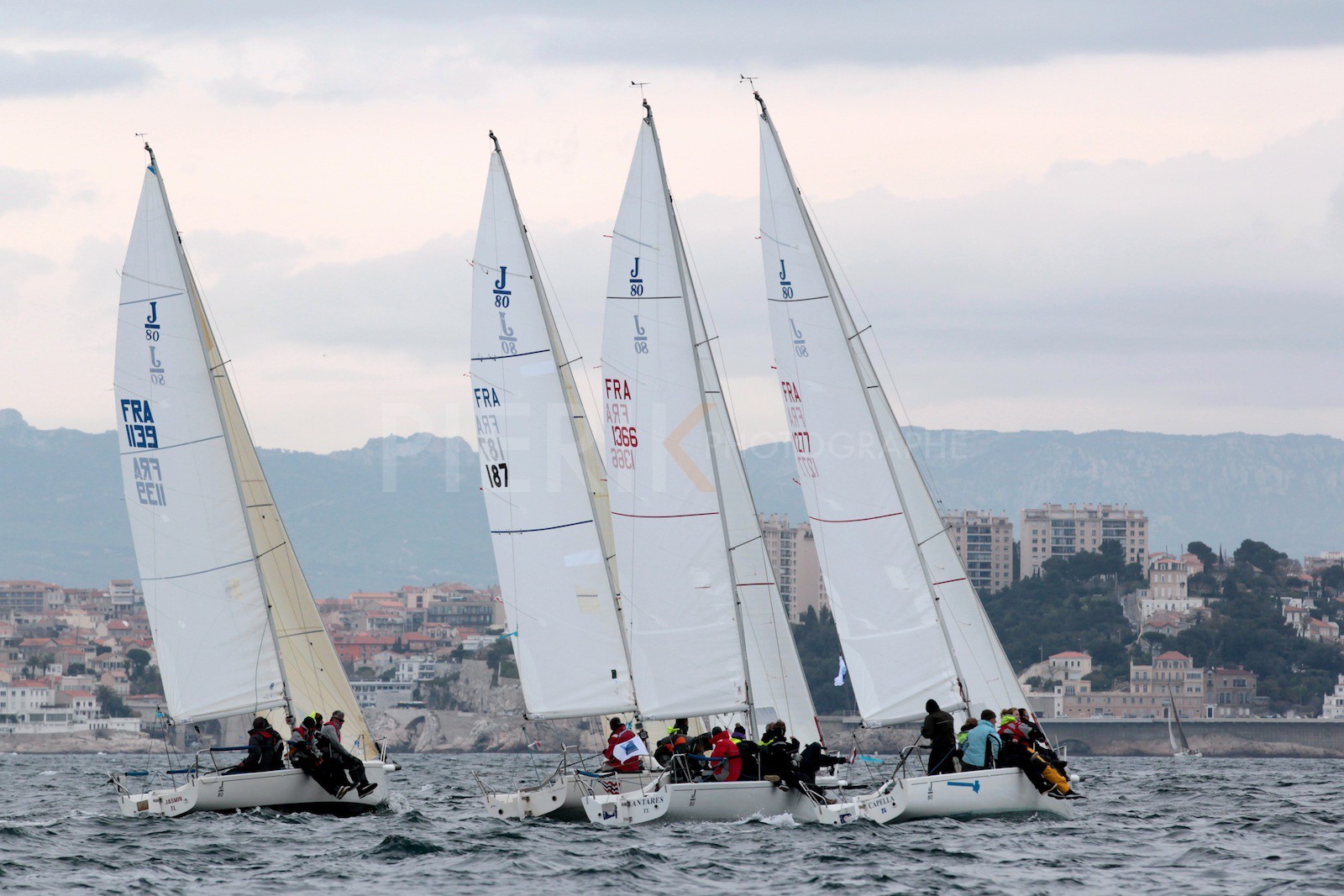 Les J80 au bord à bord