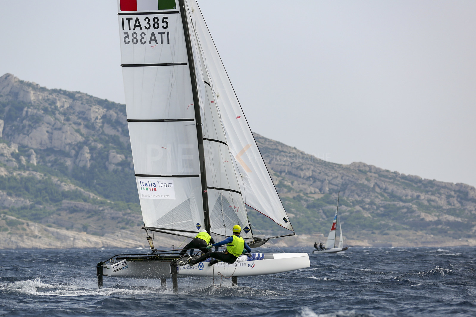 Marseille France is hosting more than 200 sailors from 28 nations for the 2018 Junior Worl Championship of 49er, 49erFX and Nacra 17. Held from 28 august to 1st september 2018. © Pierick Jeannoutot