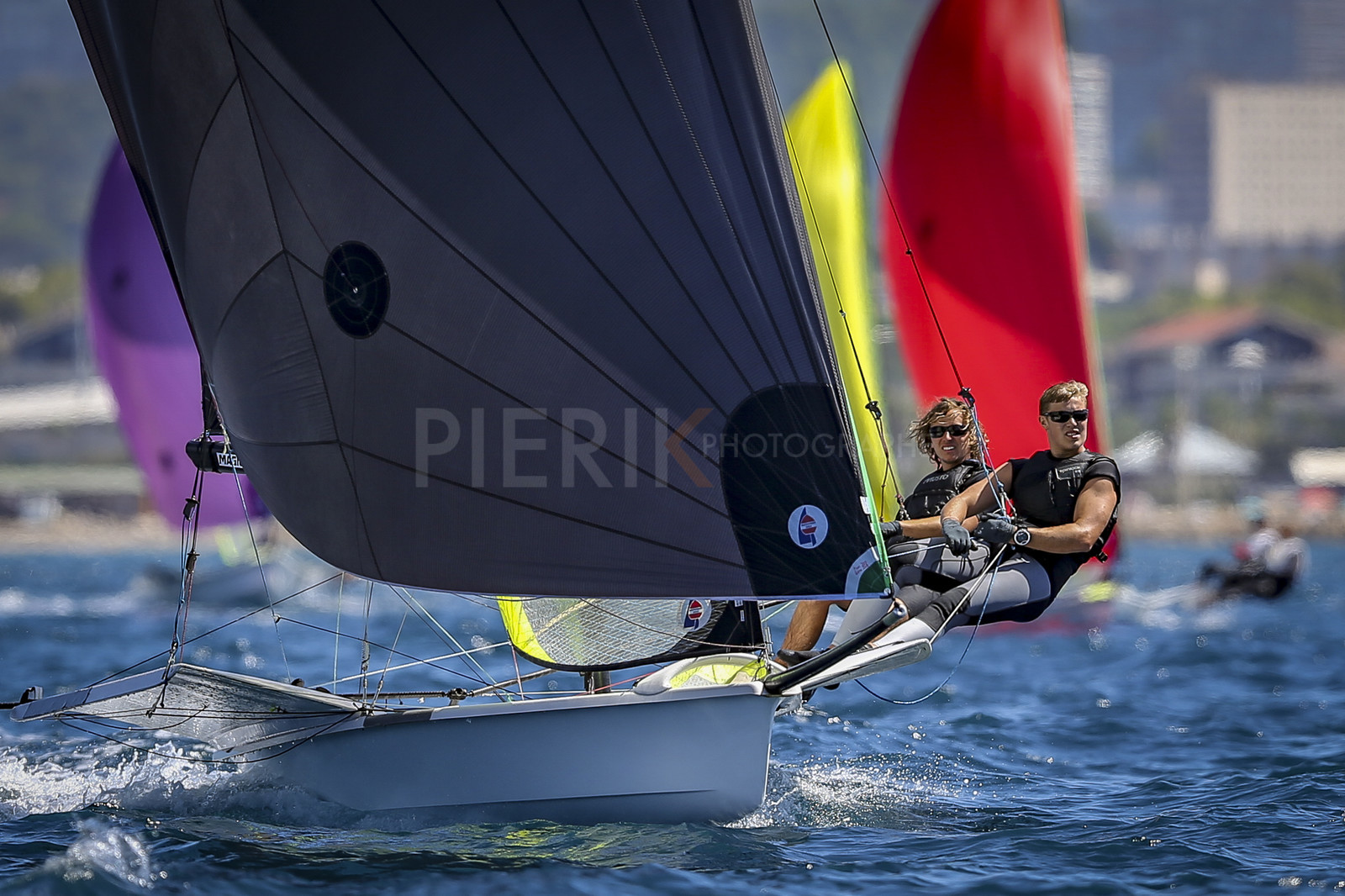 Marseilles France is hosting more than 200 sailors from 28 nations for the 2018 Junior Worl Championship of 49er, 49erFX and Nacra 17. Held from 28 august to 1st september 2018. © Pierick Jeannoutot