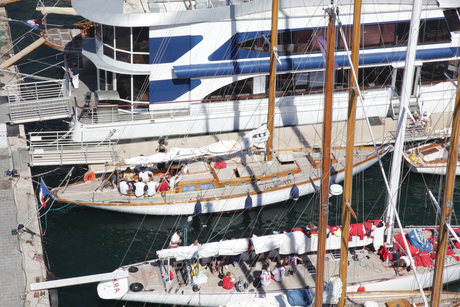 Vue aérienne du village