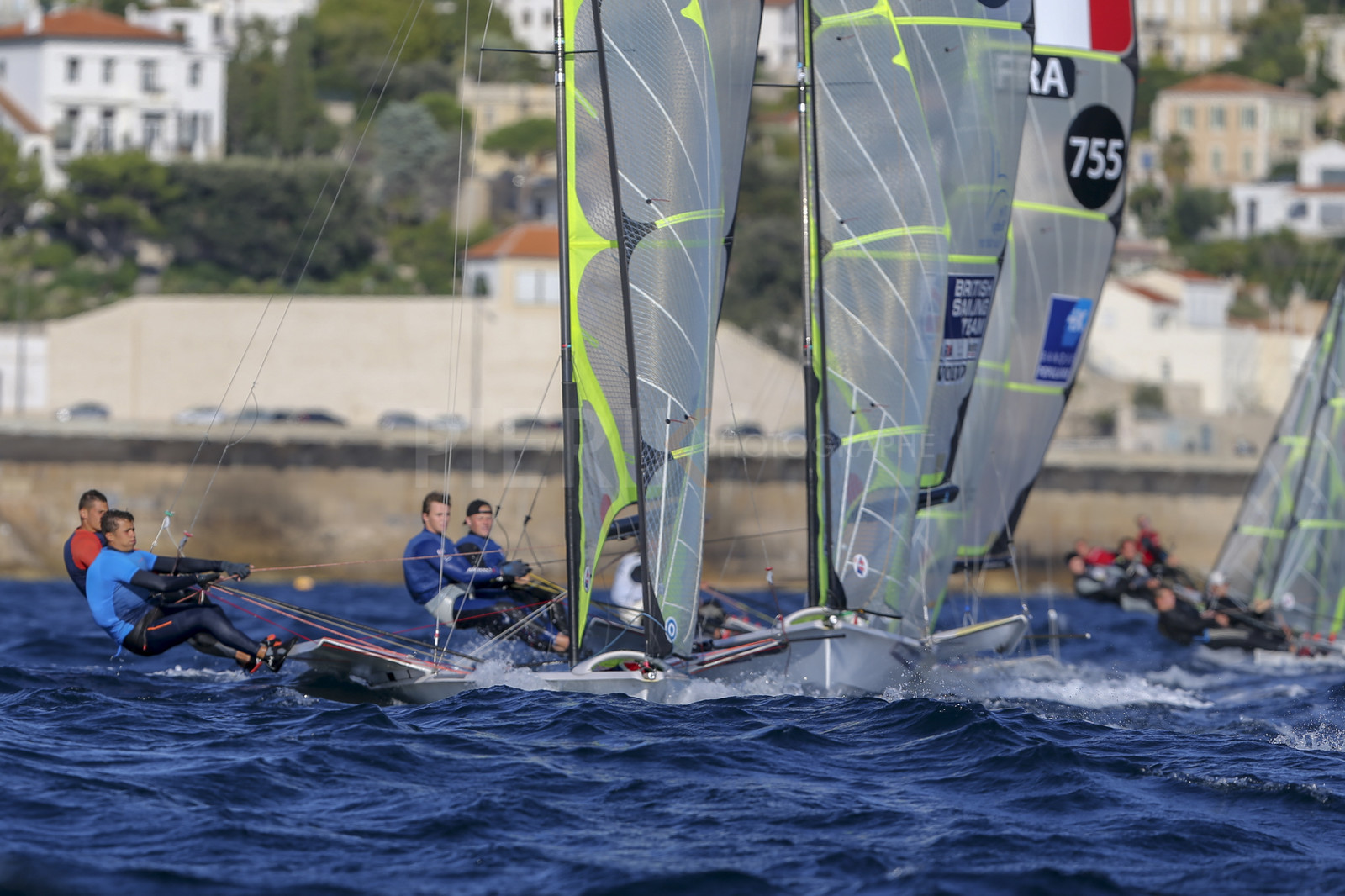 Marseille France is hosting more than 200 sailors from 28 nations for the 2018 Junior Worl Championship of 49er, 49erFX and Nacra 17. Held from 28 august to 1st september 2018. © Pierick Jeannoutot