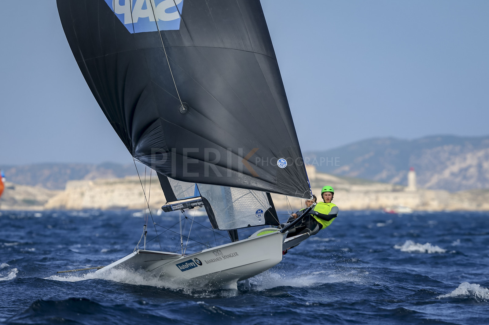 Marseille France is hosting more than 200 sailors from 28 nations for the 2018 Junior Worl Championship of 49er, 49erFX and Nacra 17. Held from 28 august to 1st september 2018. © Pierick Jeannoutot