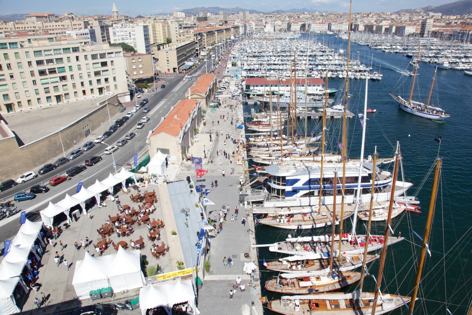 Vue aérienne du village