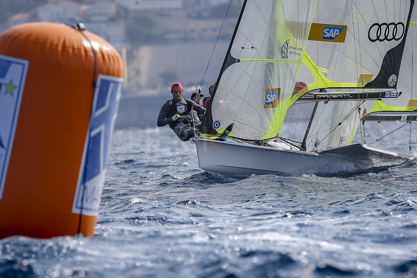 Marseille France is hosting more than 200 sailors from 28 nations for the 2018 Junior Worl Championship of 49er, 49erFX and Nacra 17. Held from 28 august to 1st september 2018. © Pierick Jeannoutot